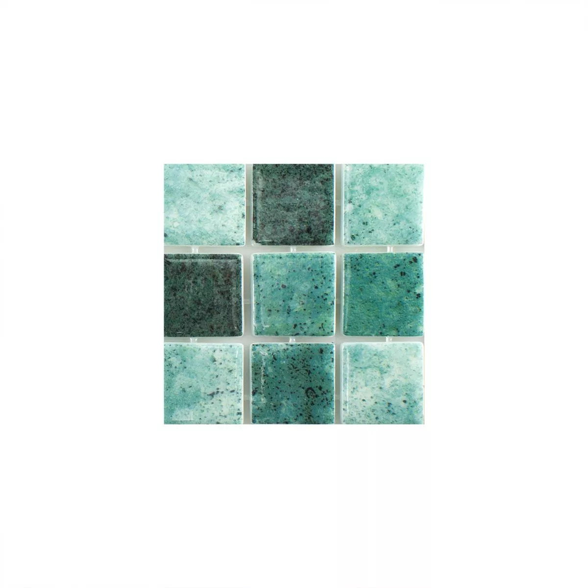 Mønster fra Svømmebassengmosaikk I Glass Baltic Grønn