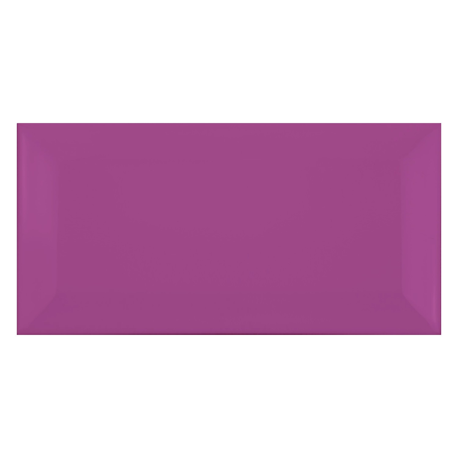 Metrofliese Lila Matt 7,5x15 cm Facette Pitcox Morado