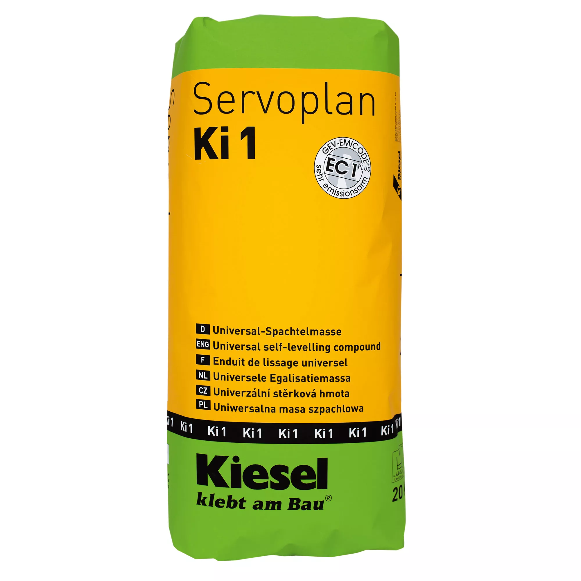Kiesel Servoplan Ki 1 - nopeasti kuivuva yleistäyteaine (20KG) Kiesel Servoplan Ki 1 - nopeasti kuivuva yleistäyteaine (20KG)