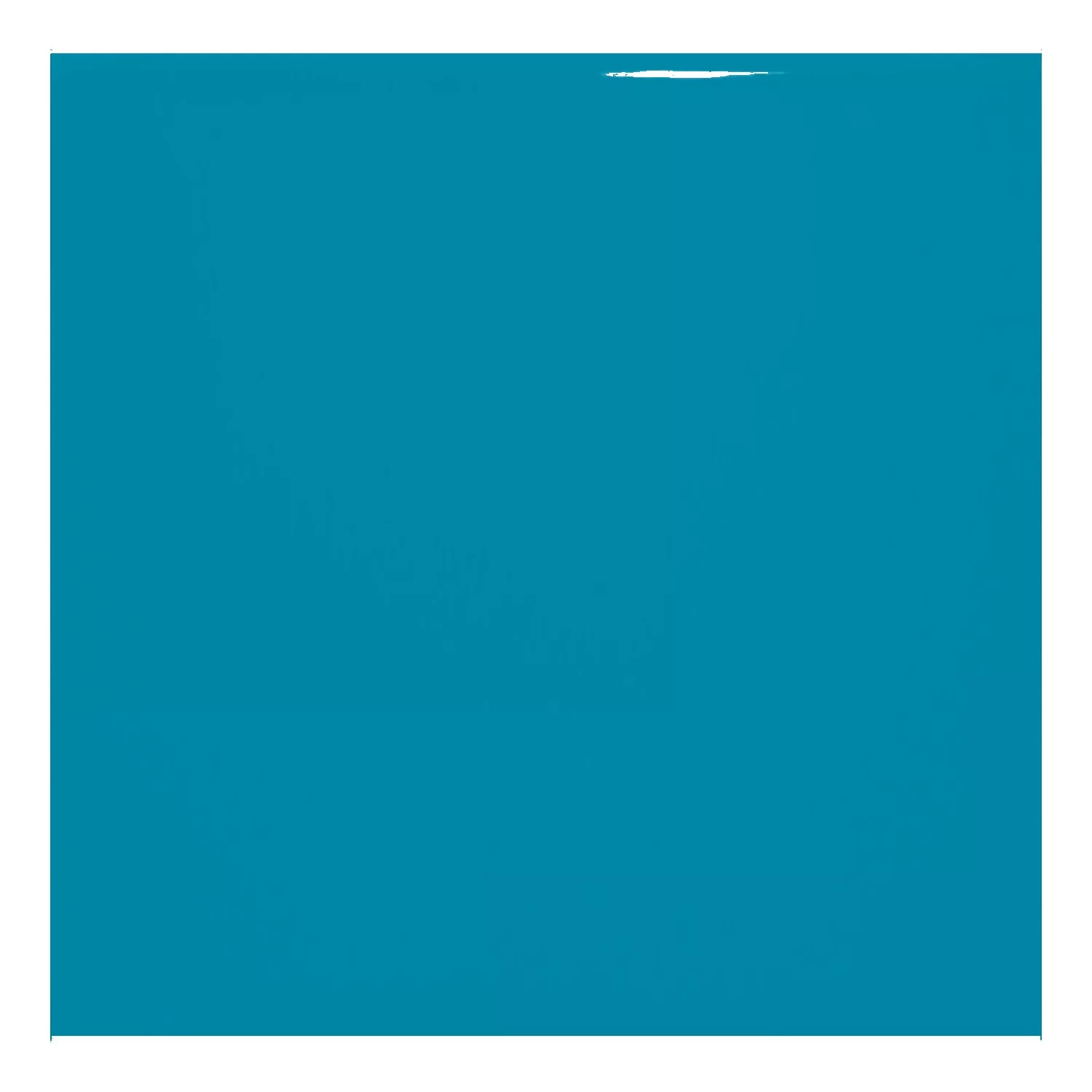 Carrelage métro Turquoise Brillant 10x10 cm Sans Facette Freyburg Aqua Blue