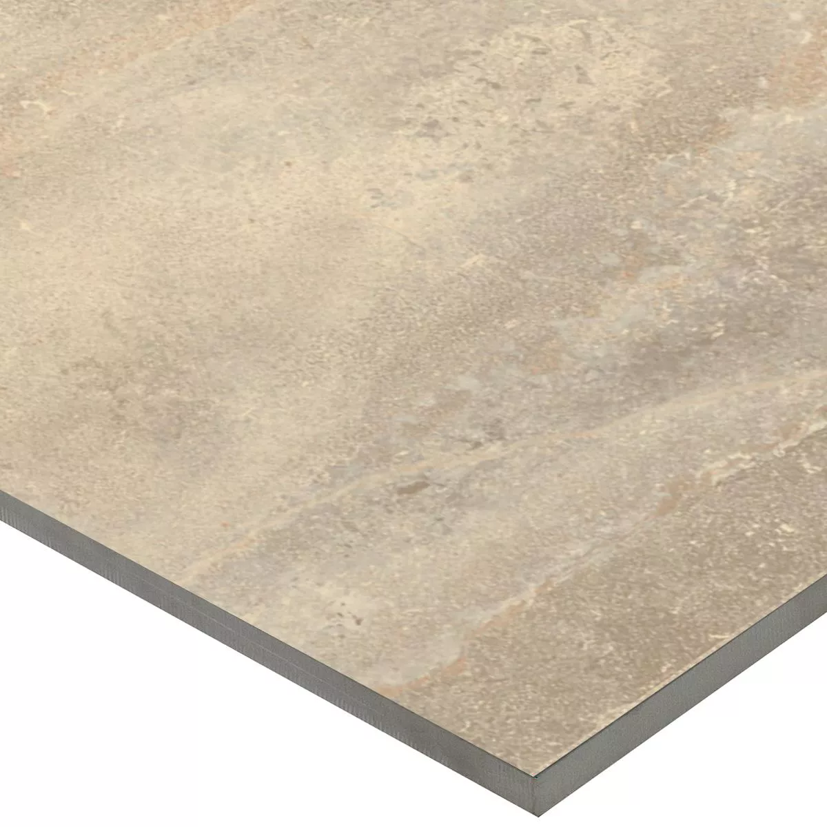 Dalles De Terrasse Grès Cérame Pleine Masse Hammond Beige 60x60x2 cm