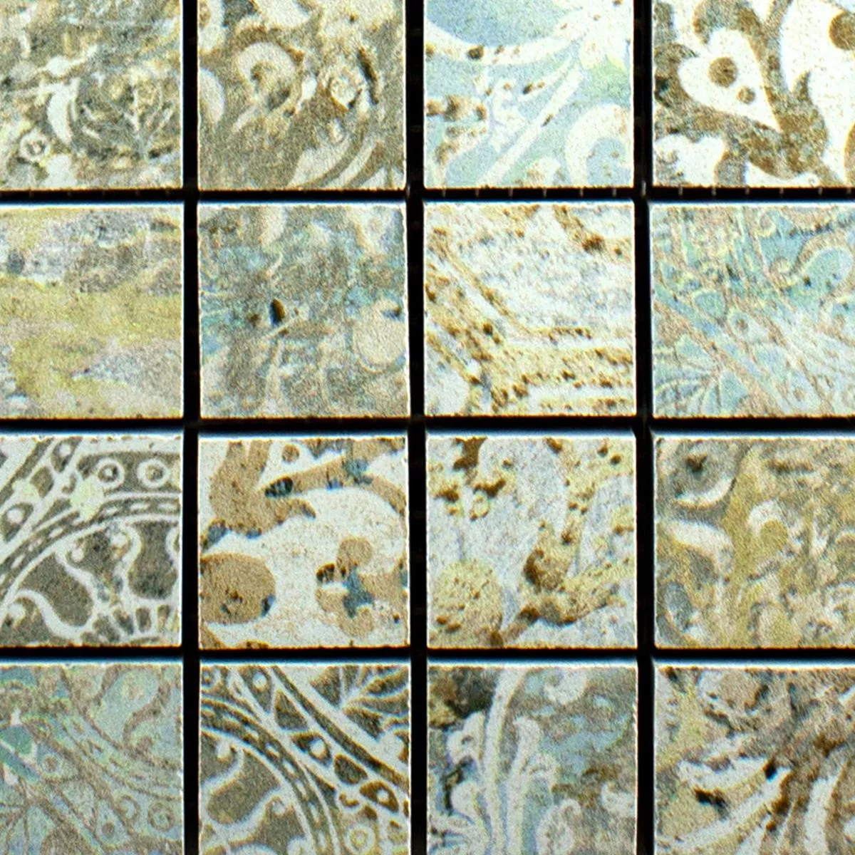 Próbka Mozaika Ceramiczna Płytki Bellona Efekt Jasne Kolory