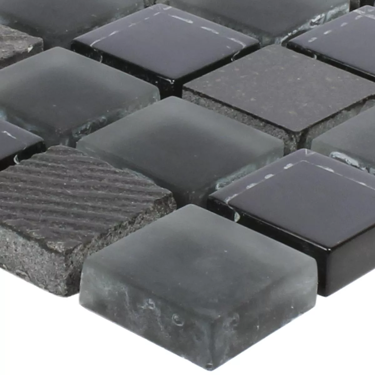 Πρότυπο από Ψηφιδωτά Πλακάκια Ankara Ποτήρι Πέτρα Mix Μαύρος 