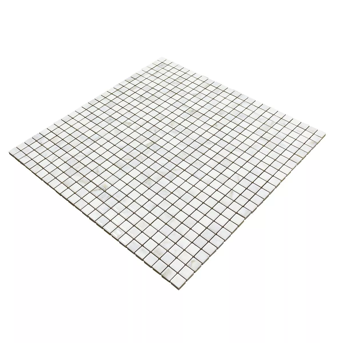 Ceramic Mosaic Tiles Elysium Marble Optic Blanc 12