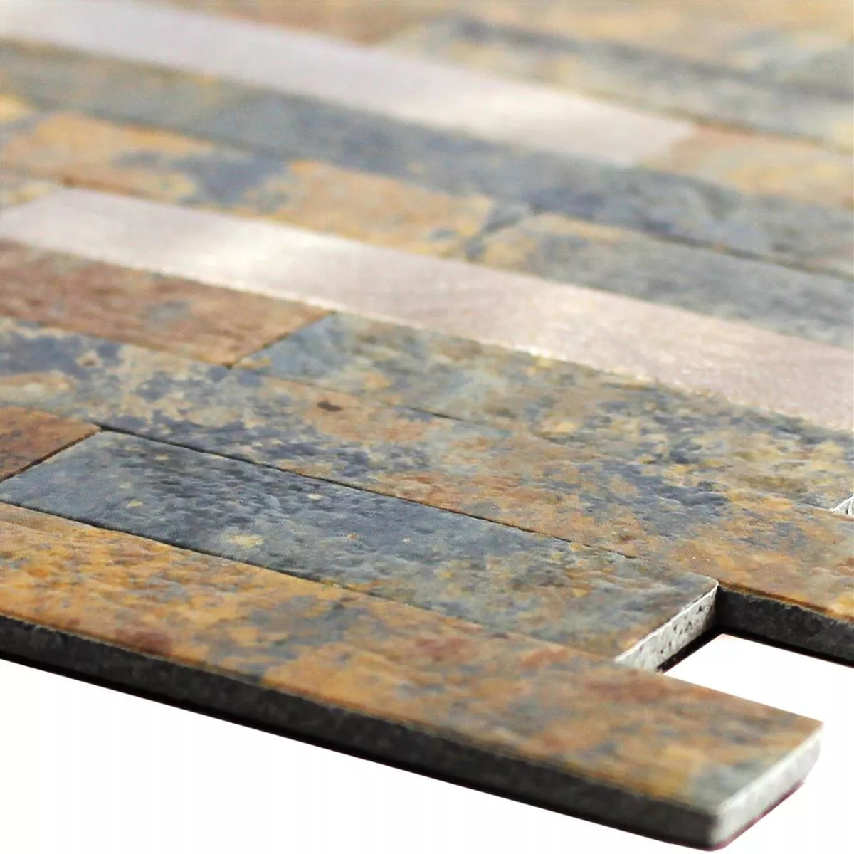 Vinyl Mosaic Tiles Maywald Self Adhesive Brown Gold