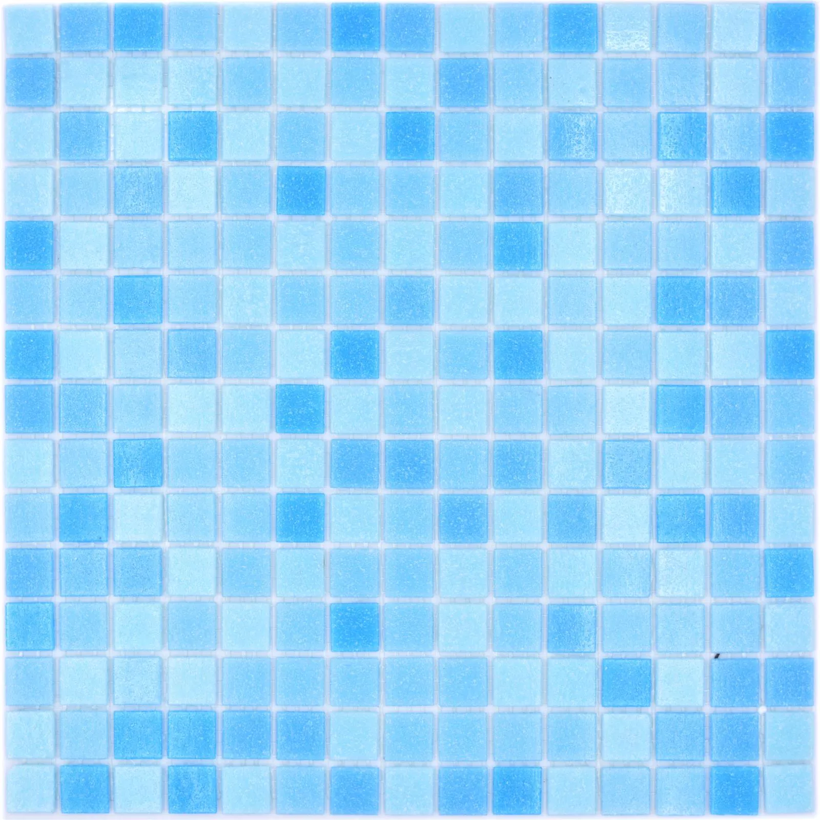 Padrão de Piscina Pool Mosaico North Sea Azul Claro Mix