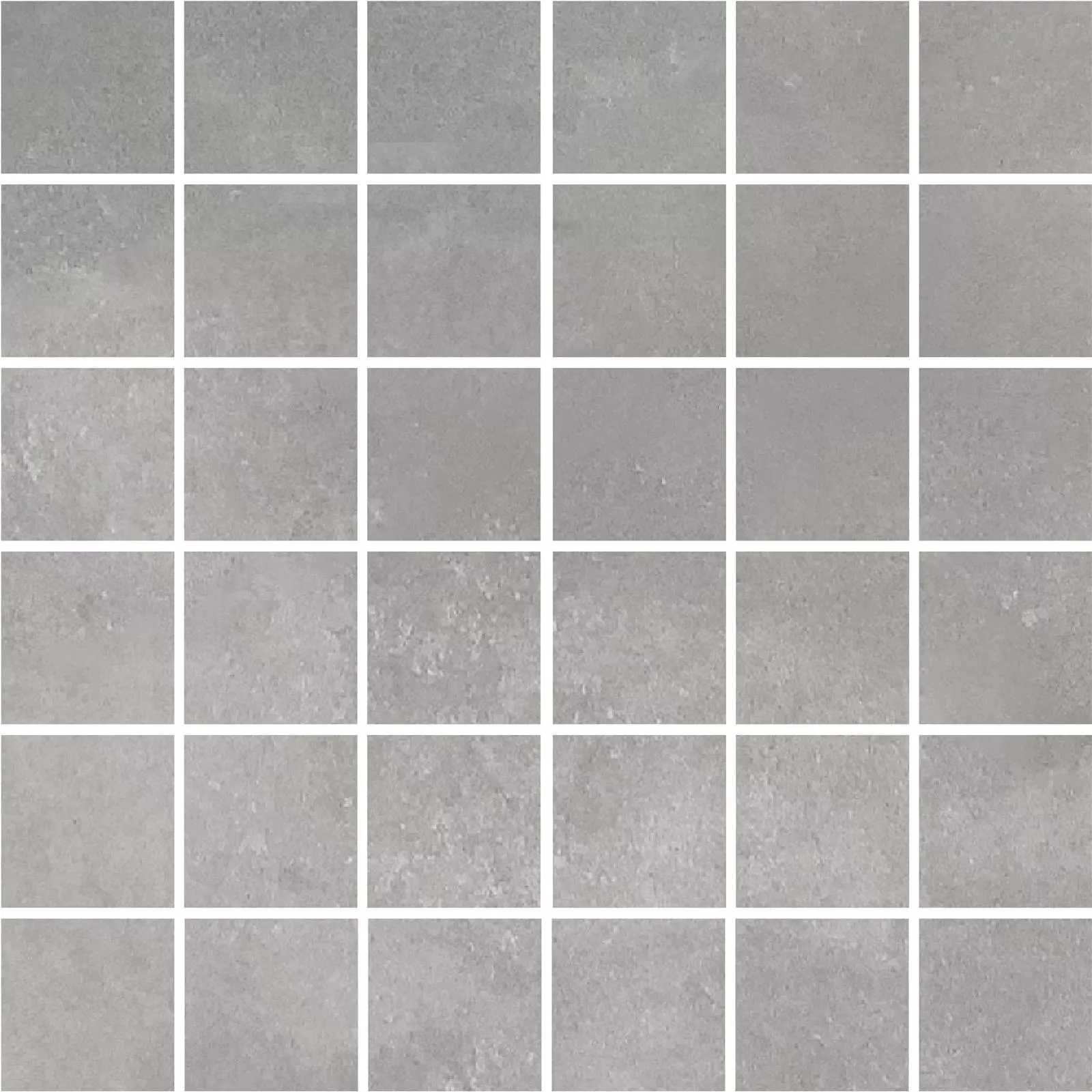 Floor Tiles Kolossal Rectified R10/B Grey Mosaic
