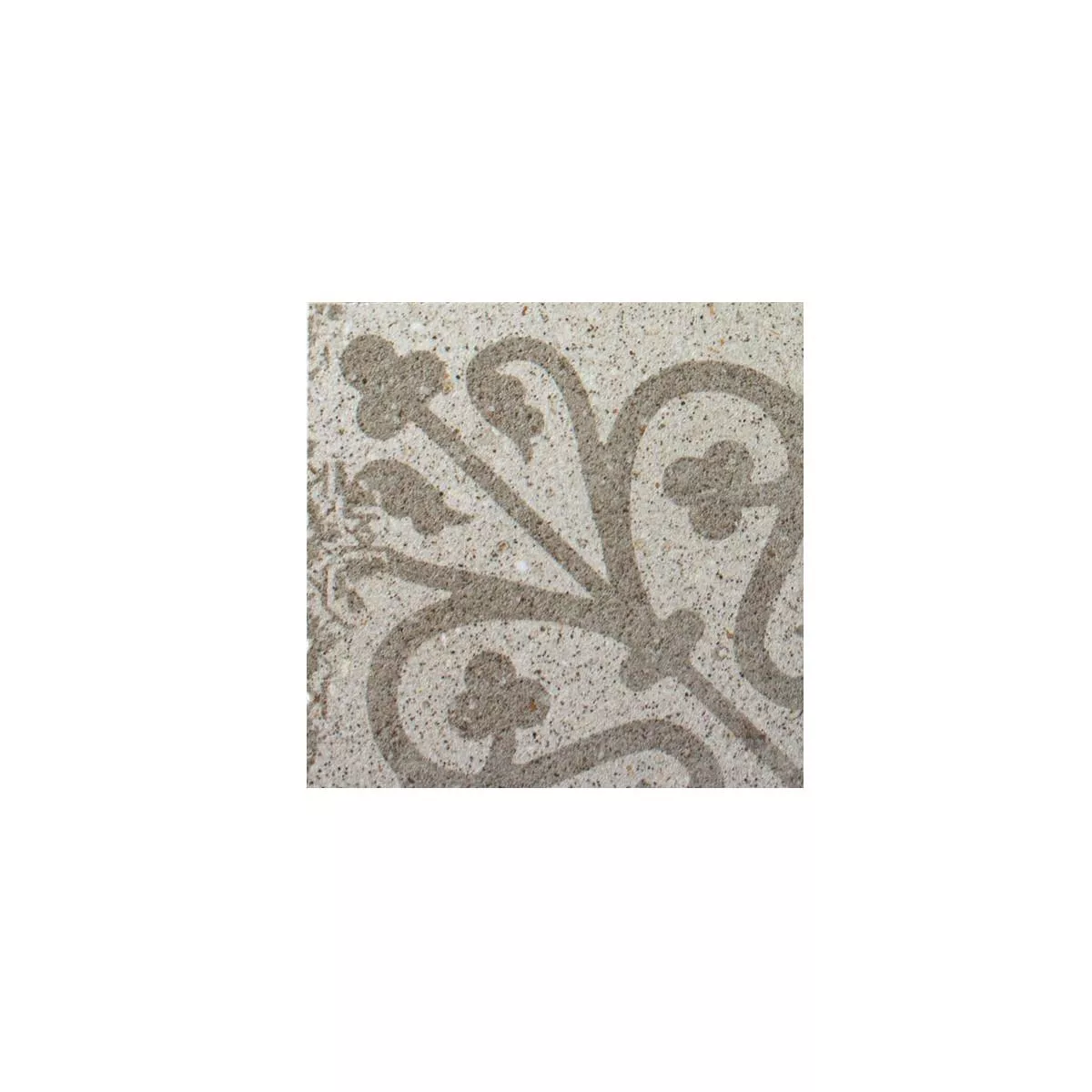Mønster fra Keramisk Mosaikk Fliser Eylem Retro Optikk Beige Q95