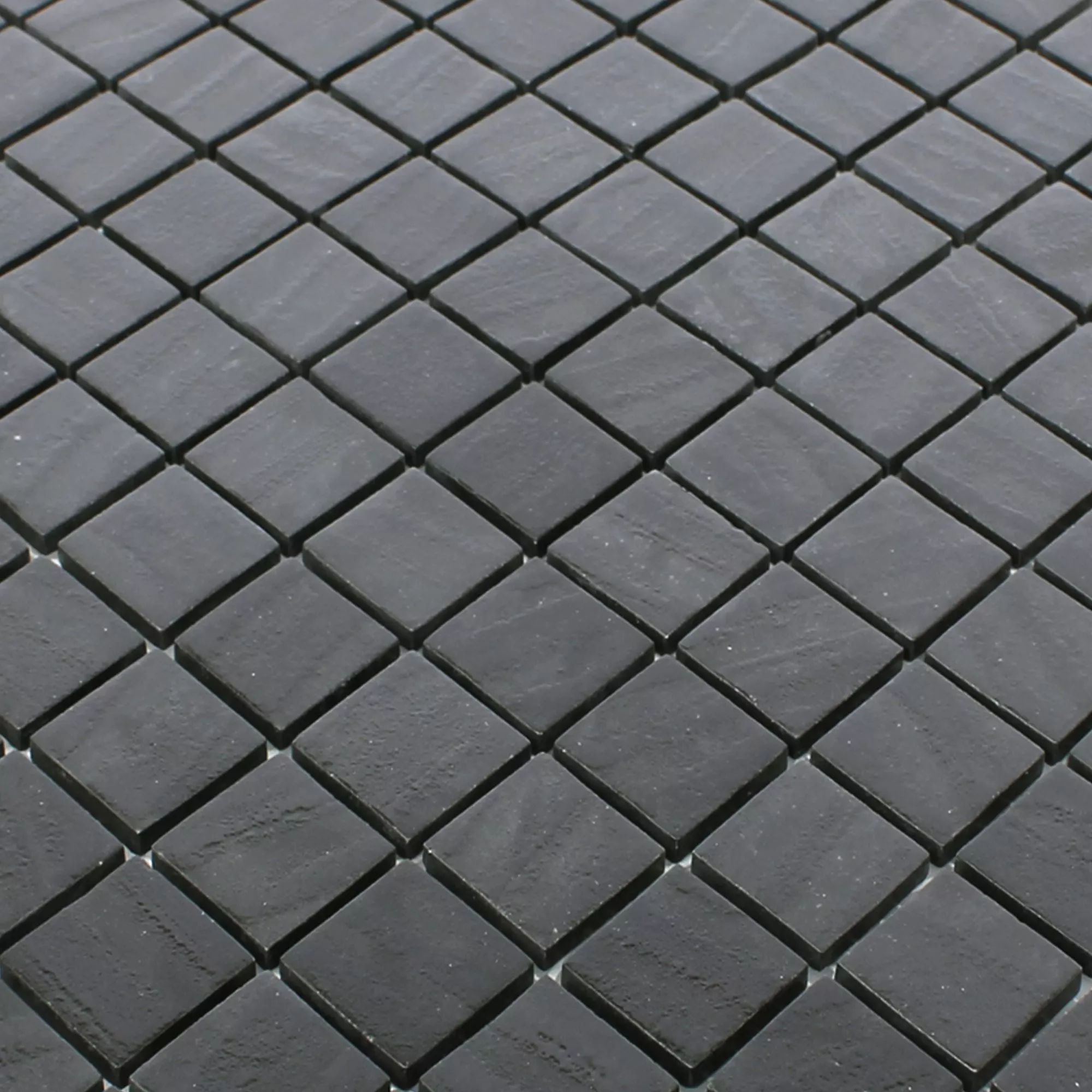 Mozaic De Sticlă Gresie Mascota Negru Antracit