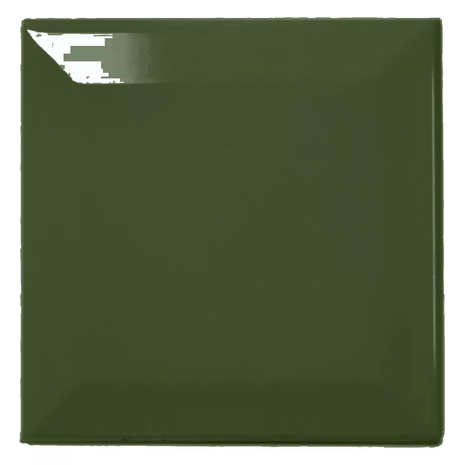 Metro tile Green Glossy 10x10 cm Facet Catarina Botella