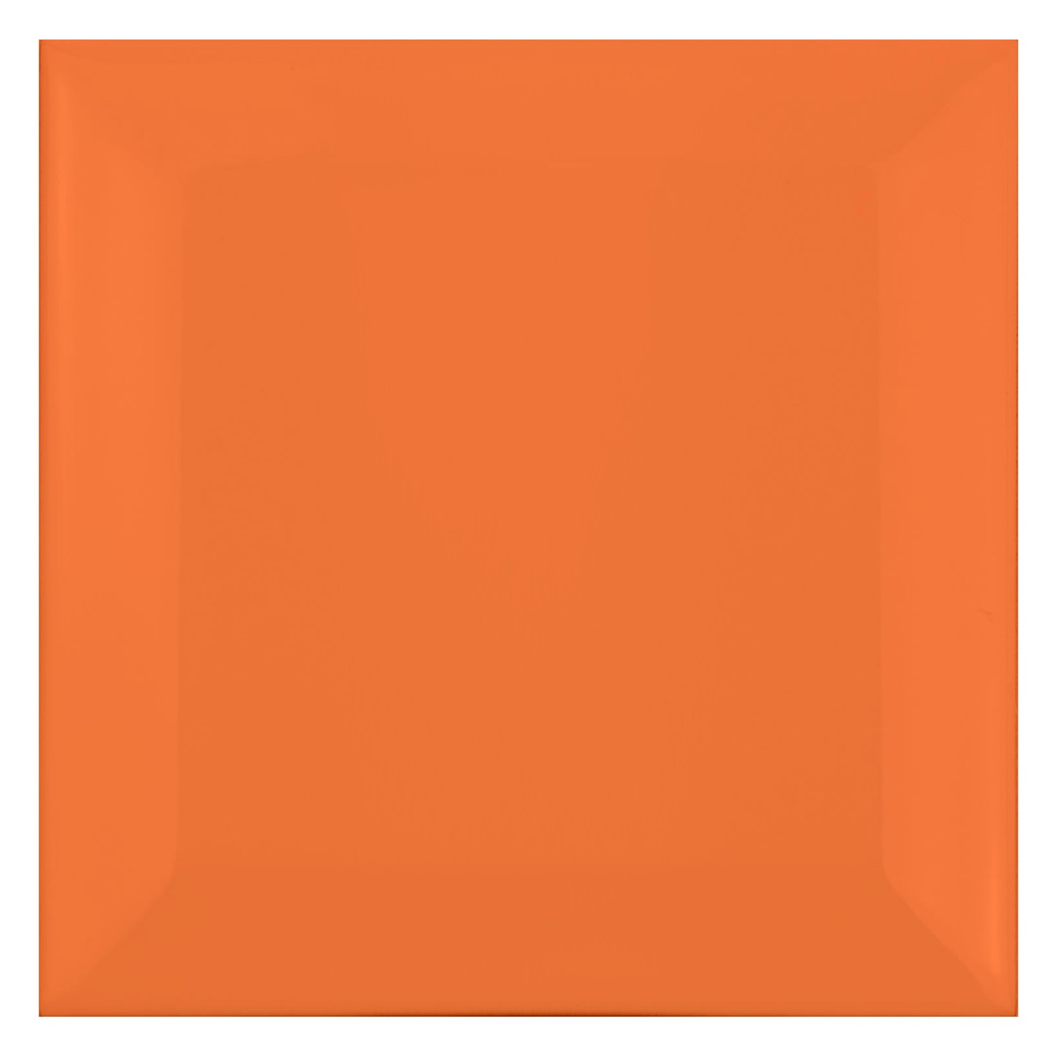 Metro tegel Oranje Mat 10x10 cm Met Facet Catarina Naranja