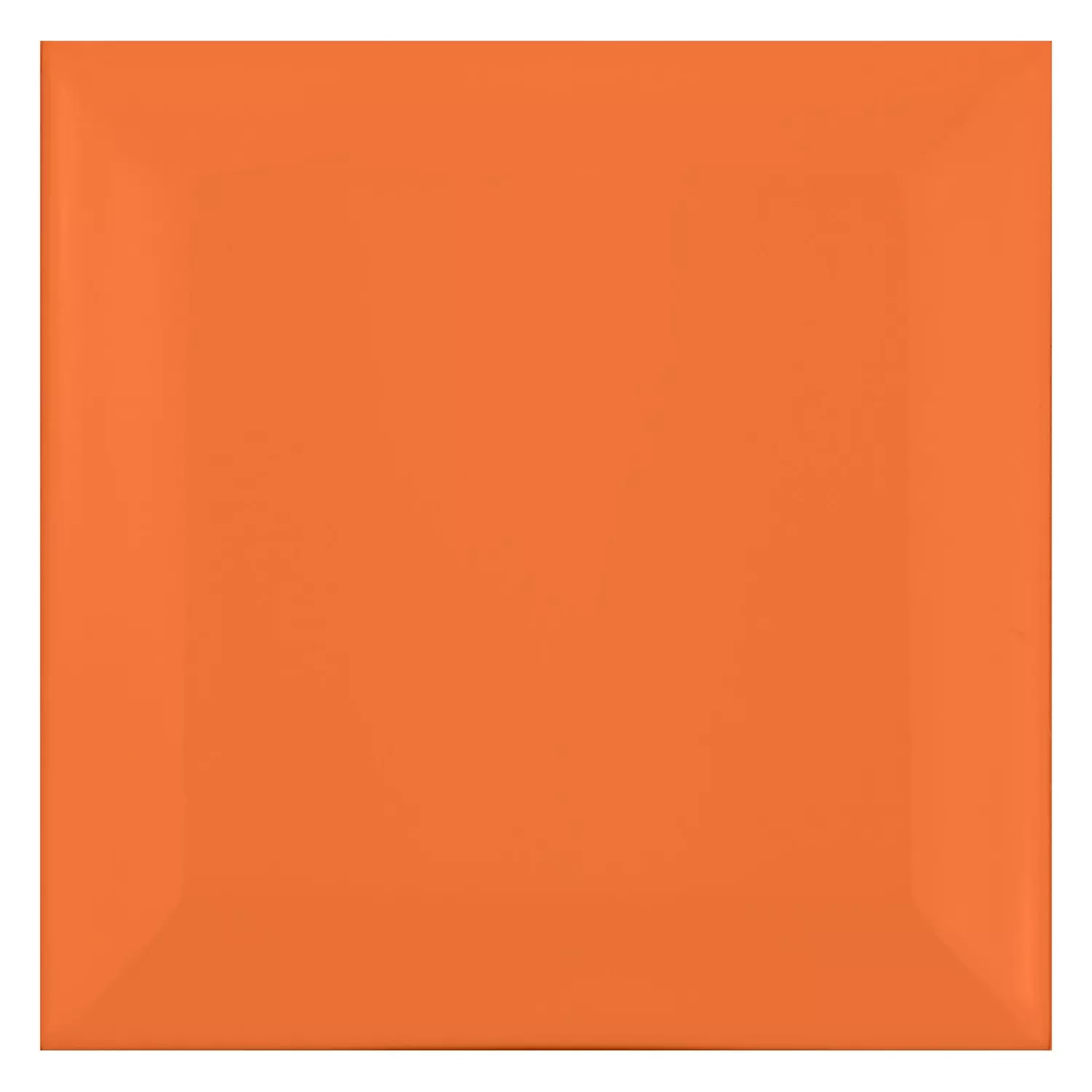 Metro tile Orange Mat 10x10 cm Facet Catarina Naranja