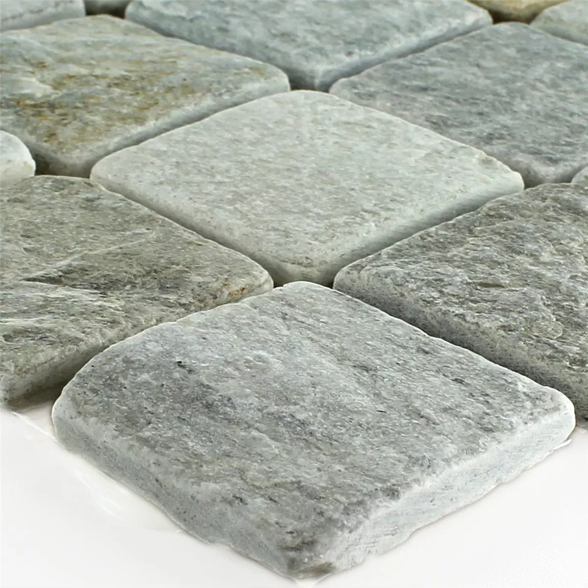 Mosaic Tiles Quartzite Beige Grey 48x48mm