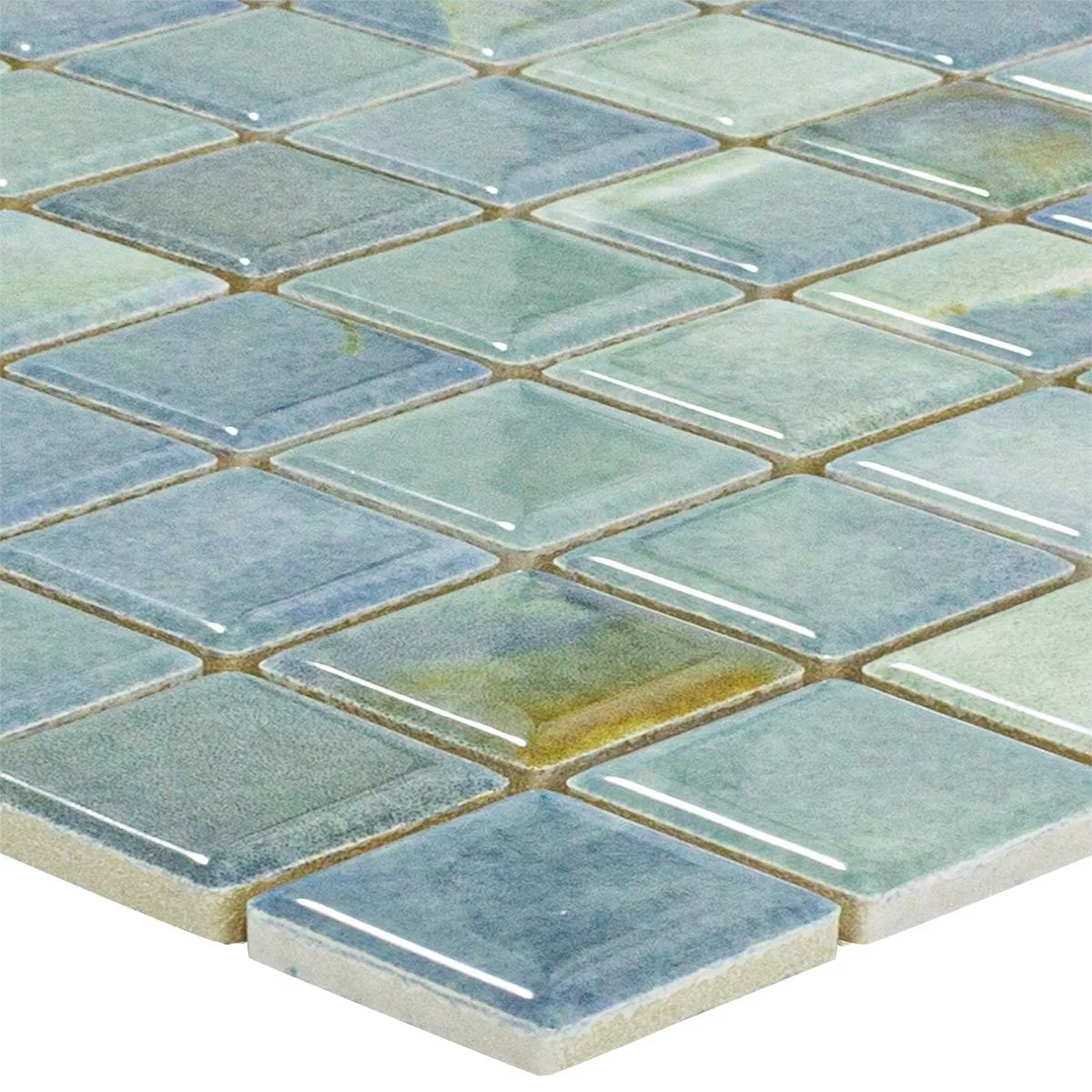 Céramique Mosaïque Carrelage Elysium Marbre Optique Bleu Ciel 23