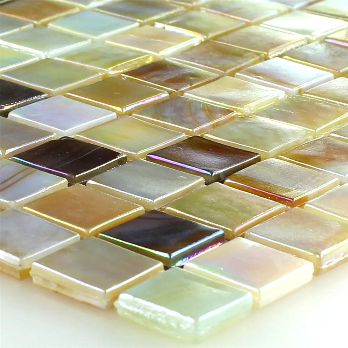 Stakleni Mozaik Sedef Mix Pijeska 15x15x4mm