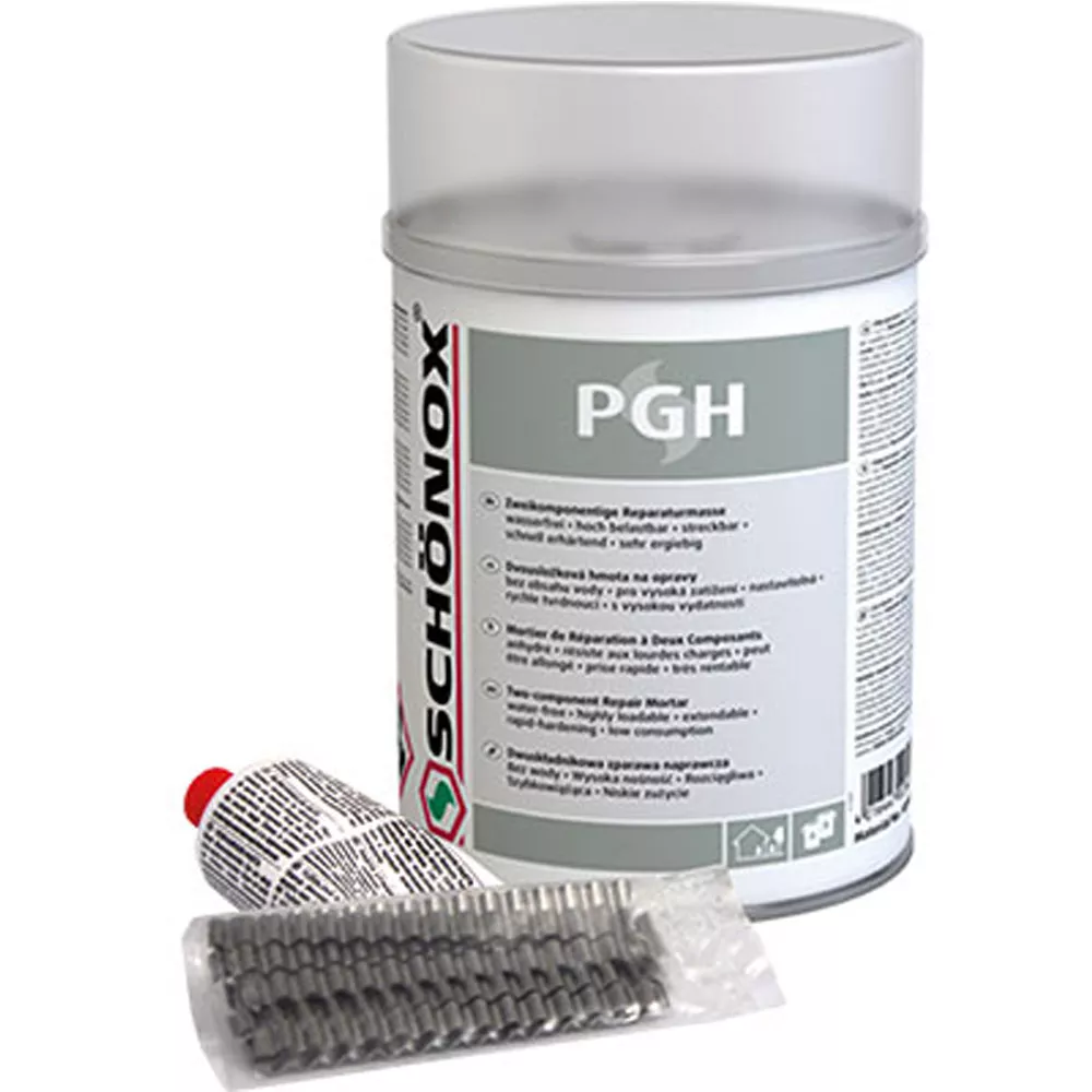 Επισκευαστική ένωση δύο συστατικών Schönox PGH - συμπεριλαμβανομένου του συνδετήρα άξονα (1,02 kg)