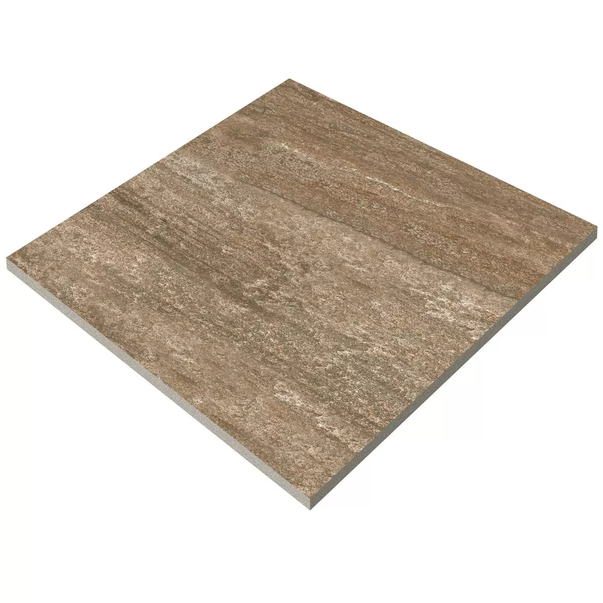 Terrassenplatte Feinsteinzeug Rustburg Kupfer 60x60x2 cm