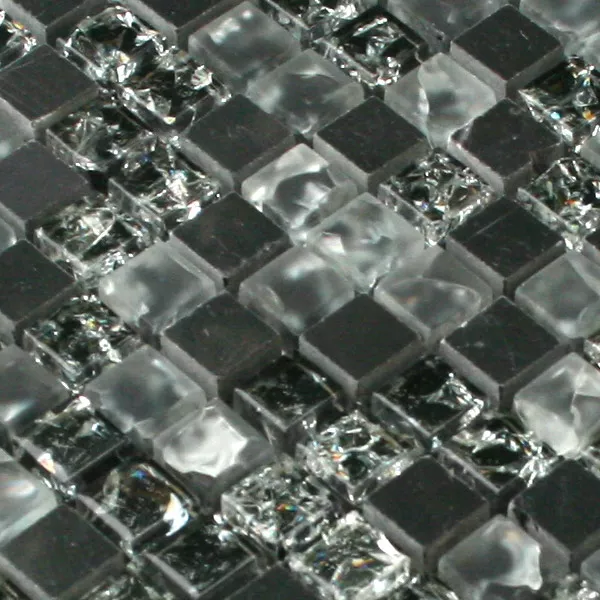Mønster fra Mosaikkfliser Glass Marmor Naturstein Crushed Ice
