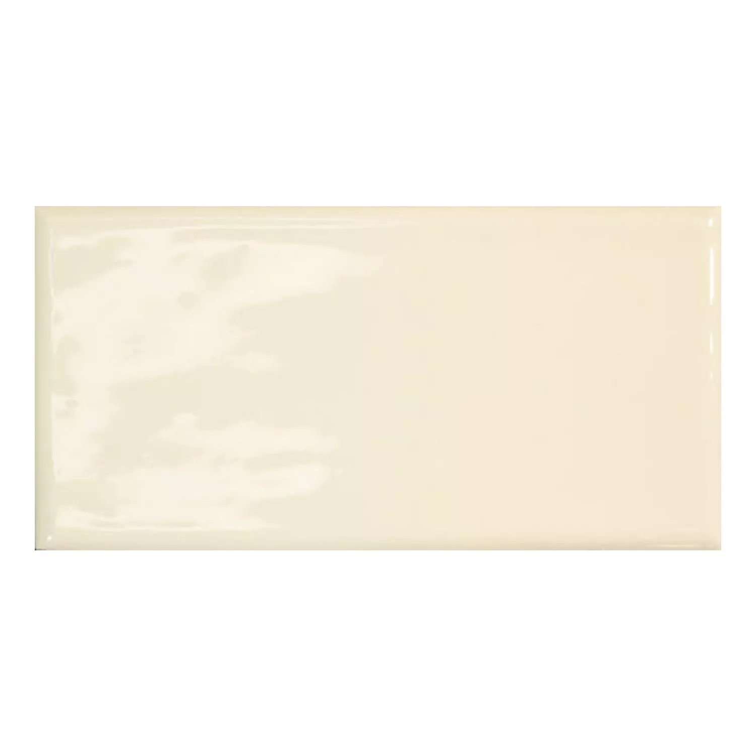 Calissi Beige Glossy Rustic 7,5x15 cm Hueso