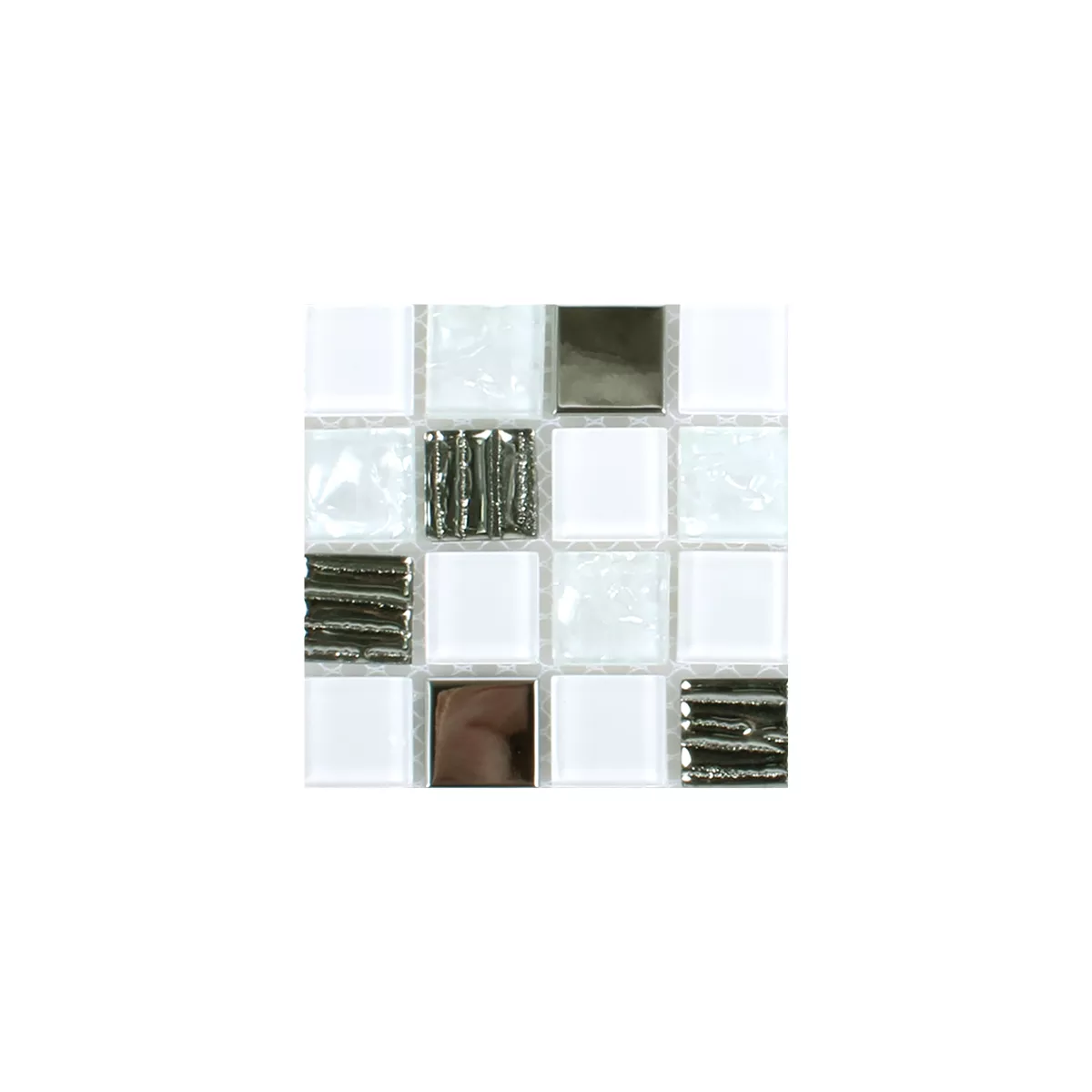 Sample Mosaic Tiles Admont White Diamant Quadrat