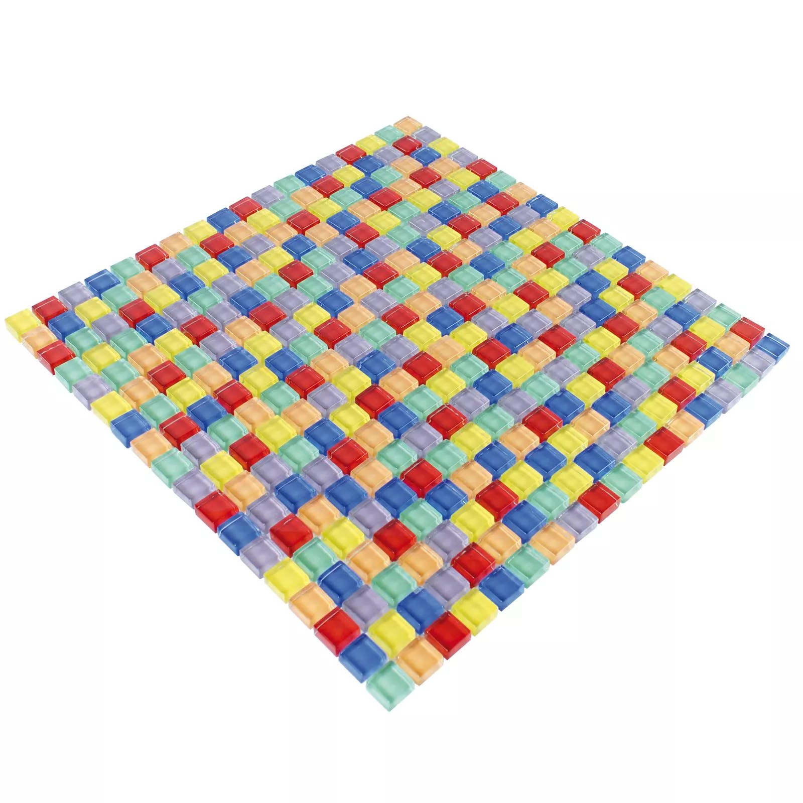 Glass Mosaic Tiles Fredonia Colored Mix