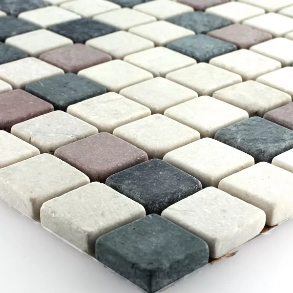 Mozaika Marmur Kolorowy Mix 20x20x7mm