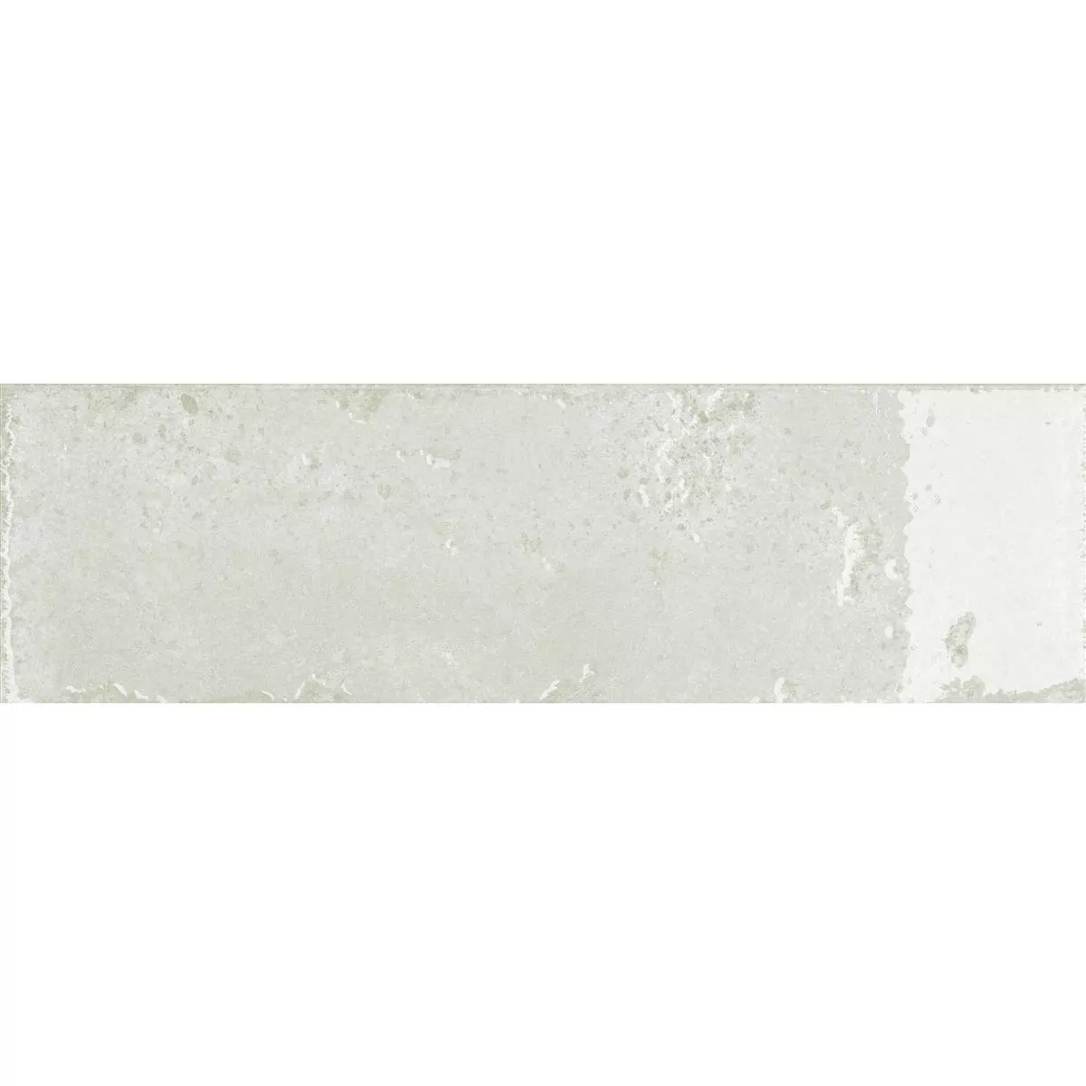 Wall Tiles Lara Glossy Waved 10x30cm Blanc