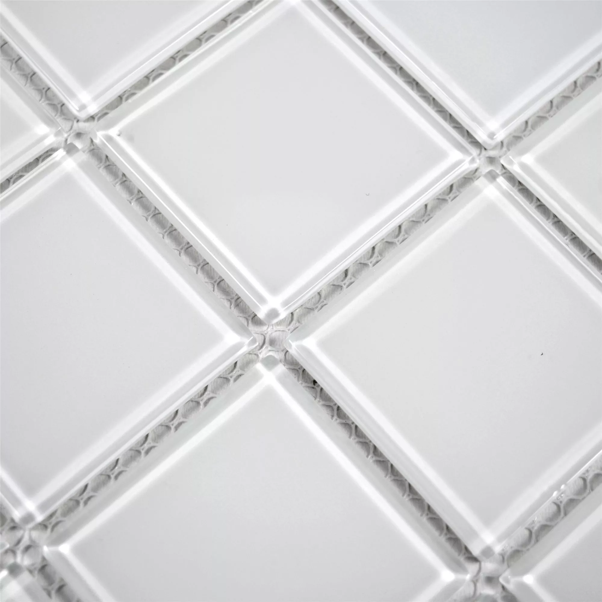 Glass Mosaic Tiles Brahma Superwhite Uni