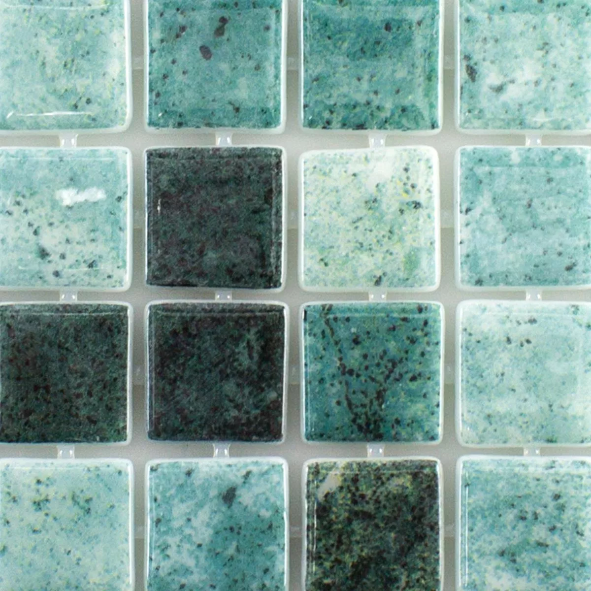 Sample Glass Mosaic Swimming Pool Baltic Green