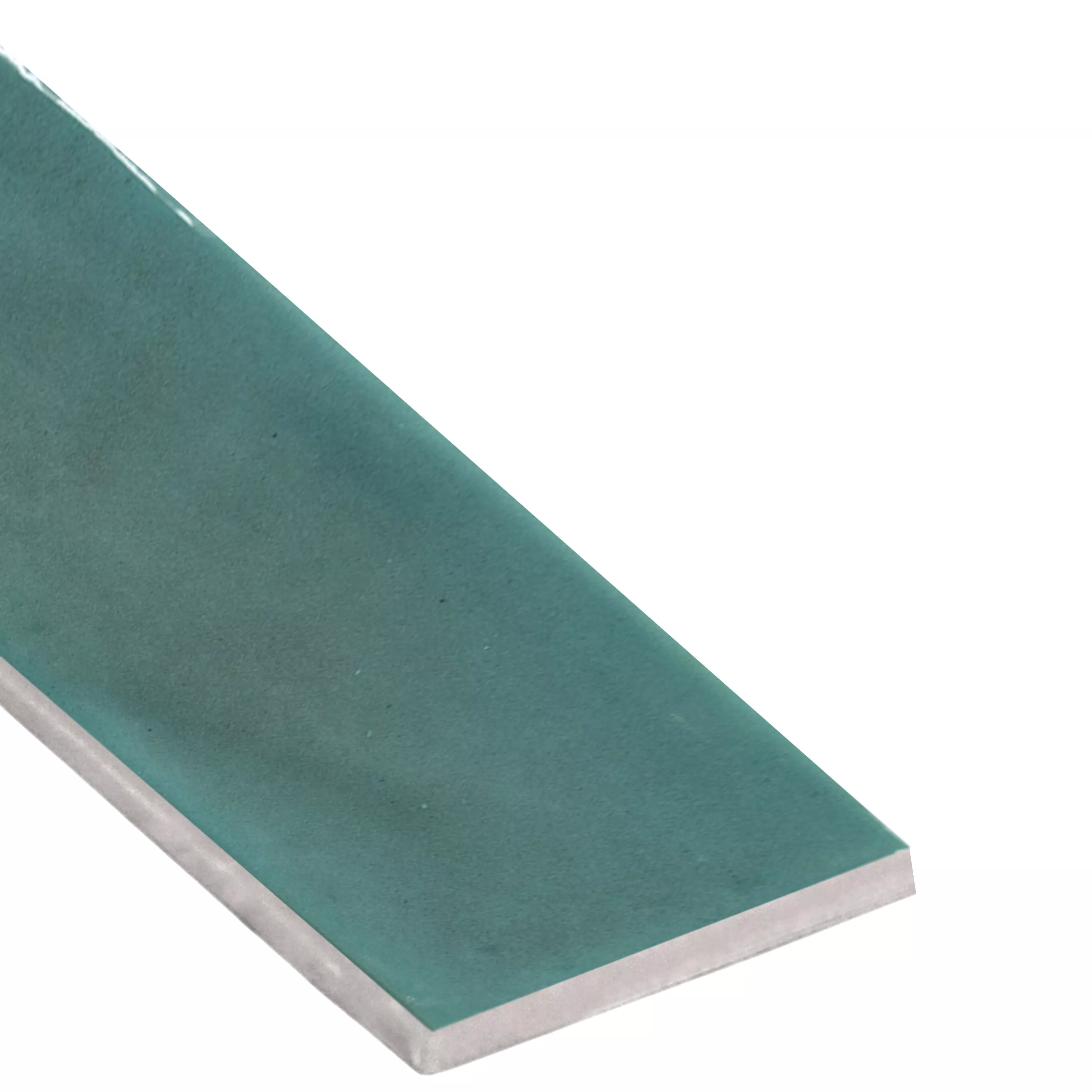 Padrão Azulejos Conway Ondulado 7,5x30cm Verde Esmeralda