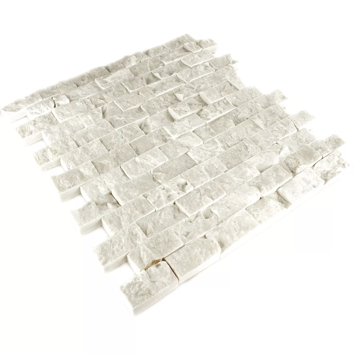 Campione Mosaico Pietra Naturale Marmo Afyon Beige 3D