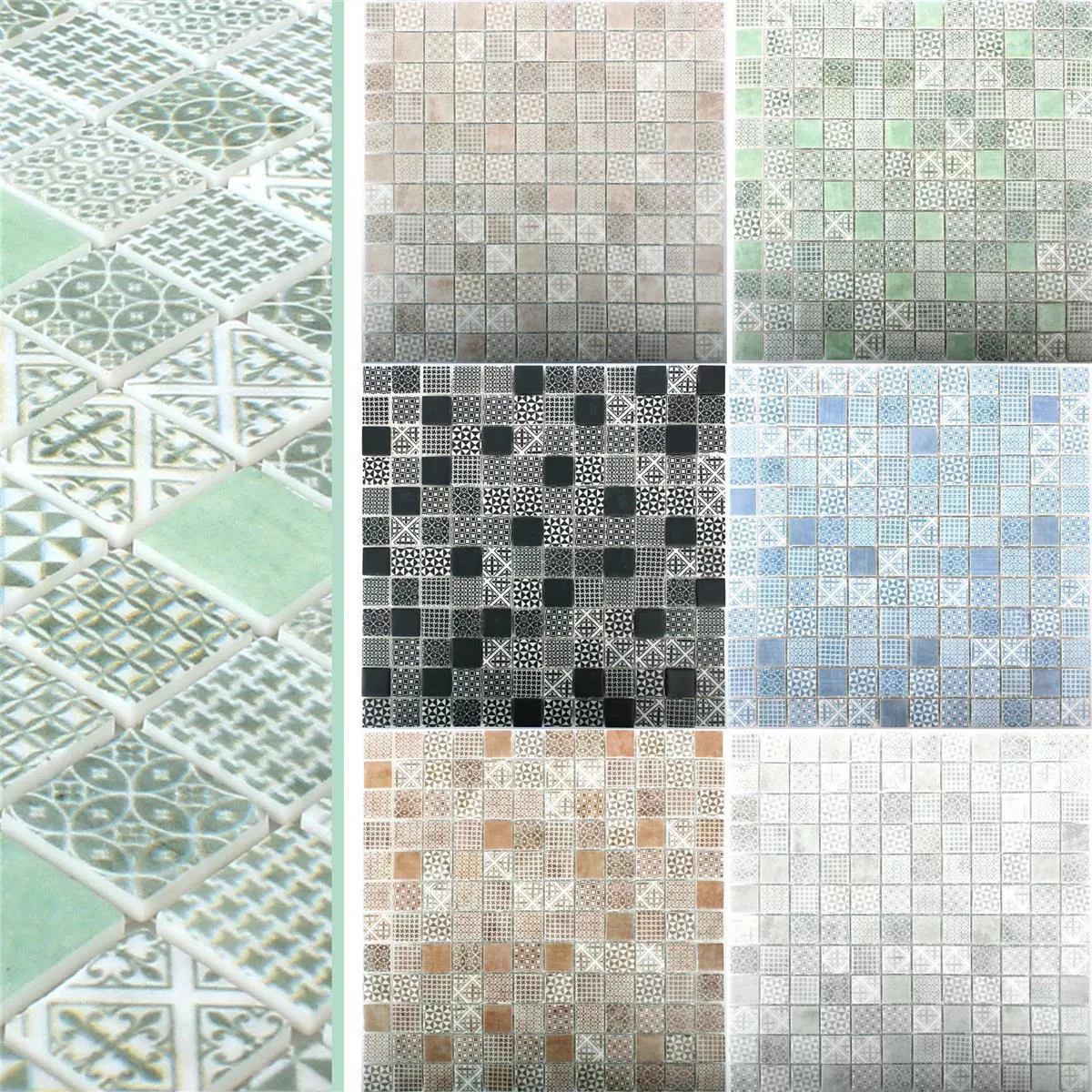 Sample Glass Mosaic Tiles Malard