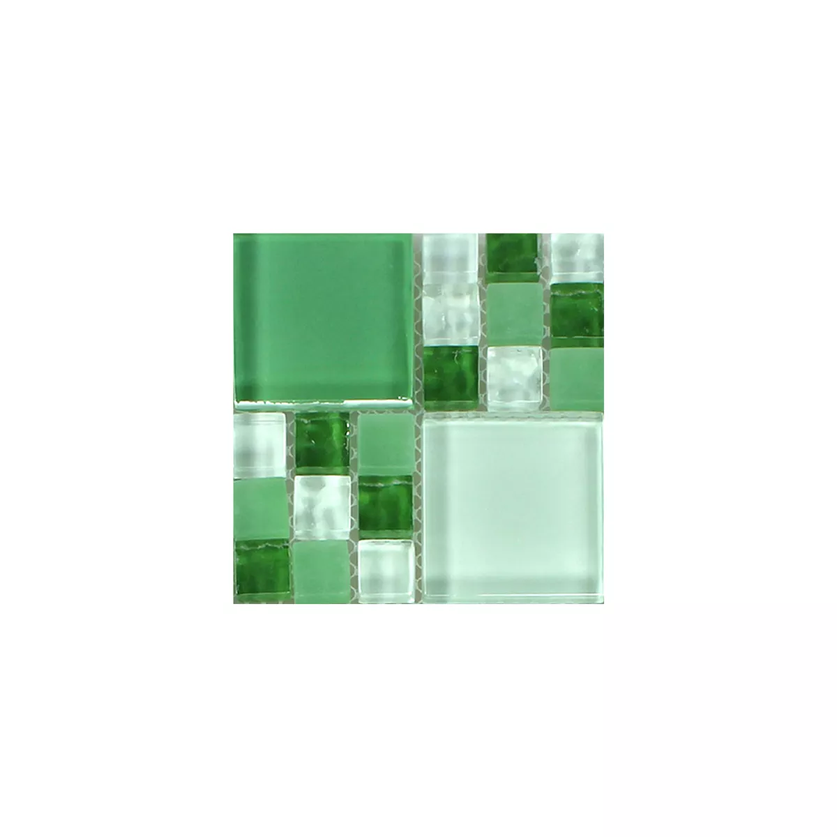 Πρότυπο από Ψηφιδωτά Πλακάκια Ποτήρι Κρύσταλλο Πράσινος Mix