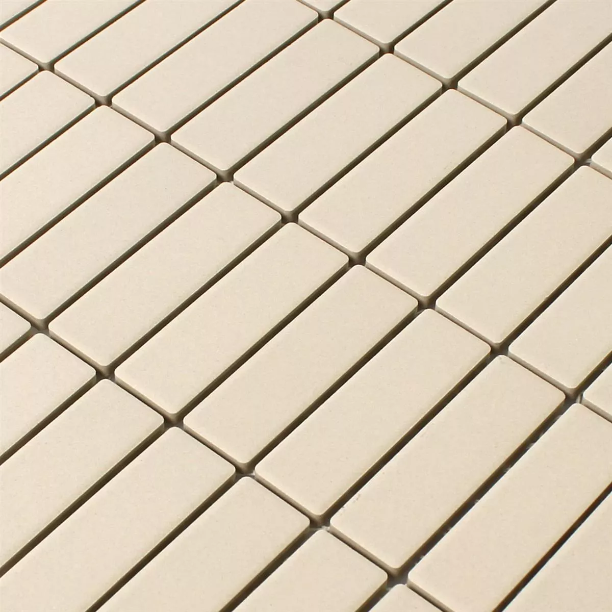 Mosaic Tiles Ceramic Light Beige Uni Non Slip
