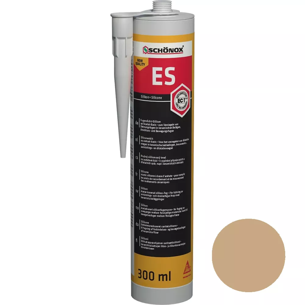 Schönox ES Silicon de etanșare pentru rosturi Caramel (300ml)
