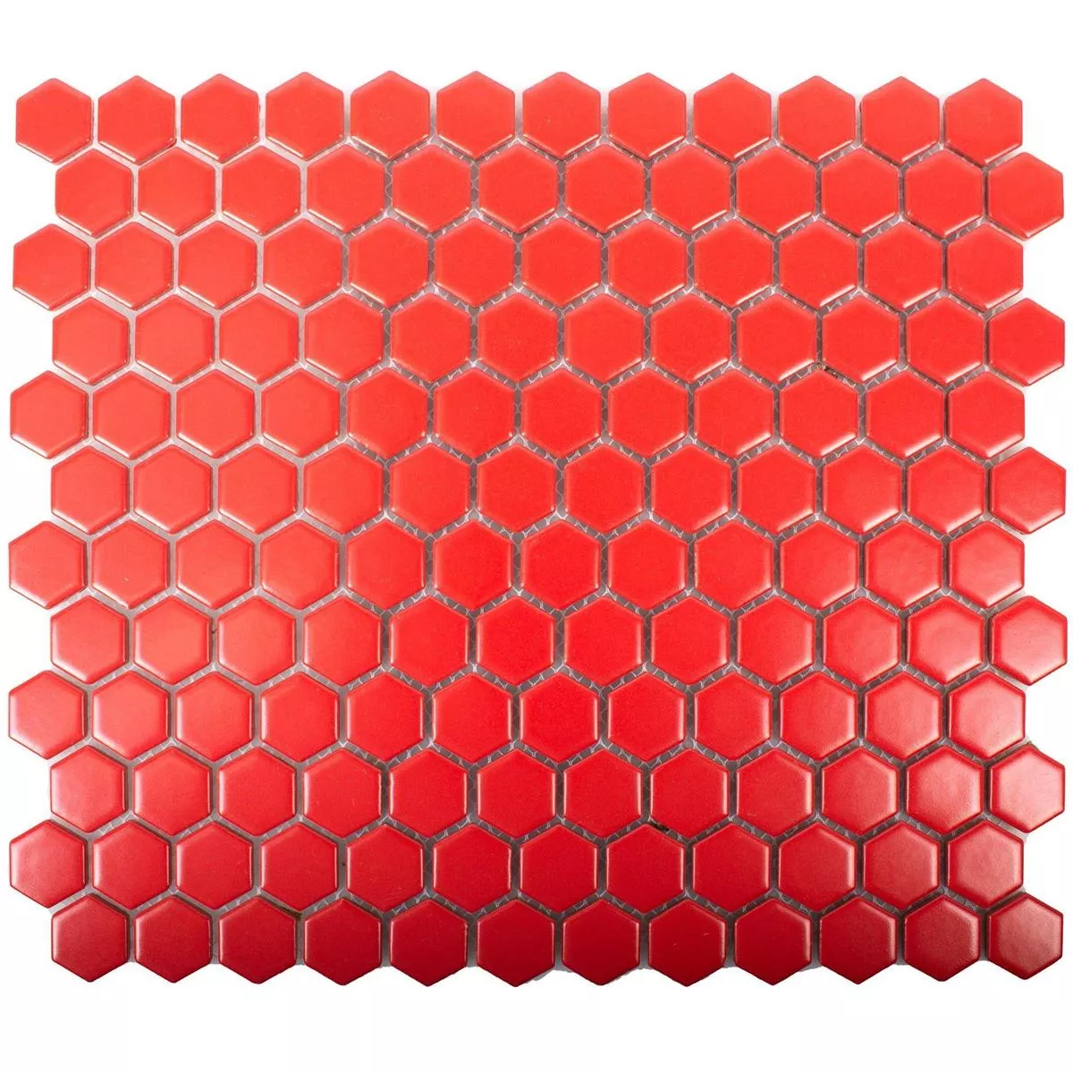 Mønster fra Keramikk Mosaikkfliser Zenon Rød Frostet