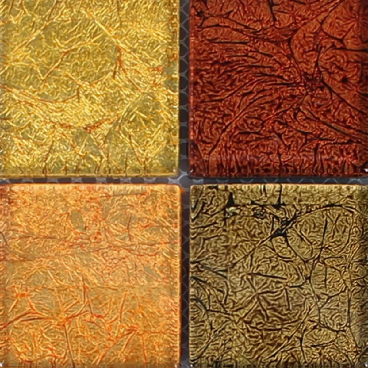 Mønster fra Glass Mosaikk Fliser Curlew Gul Oransje 