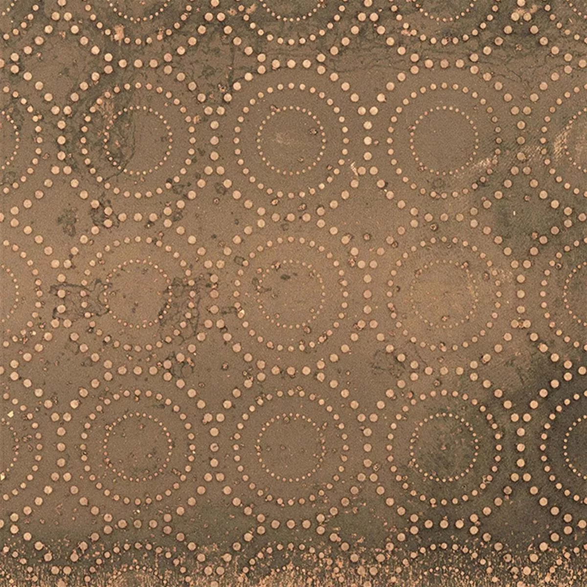 Floor Tiles Chicago Metal Optic Bronze R9 - 18,5x18,5cm - 4 Floor Tiles Chicago Metal Optic Bronze R9 - 18,5x18,5cm - 4