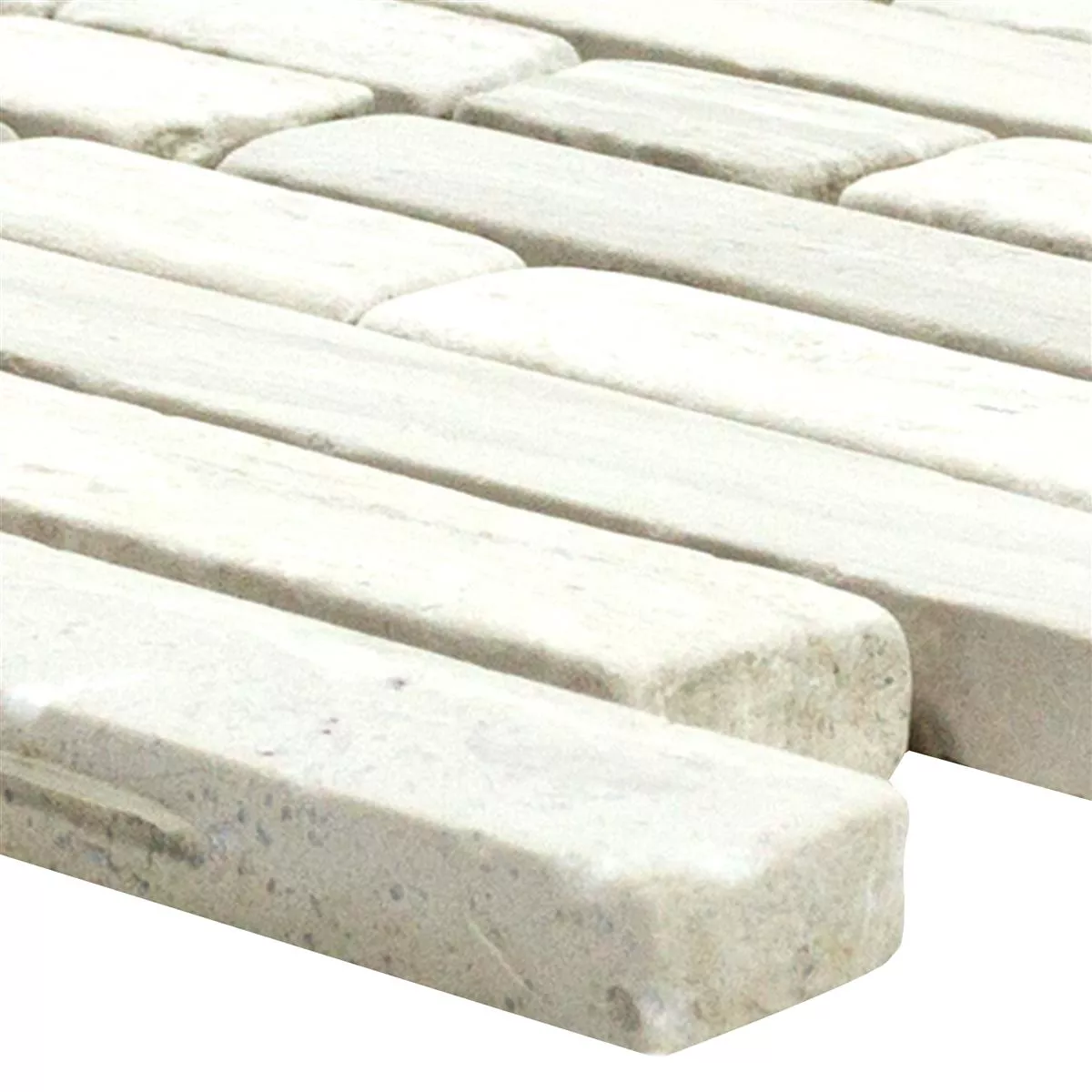Model din Plăci De Mozaic Marmură Brick Stanley Gri