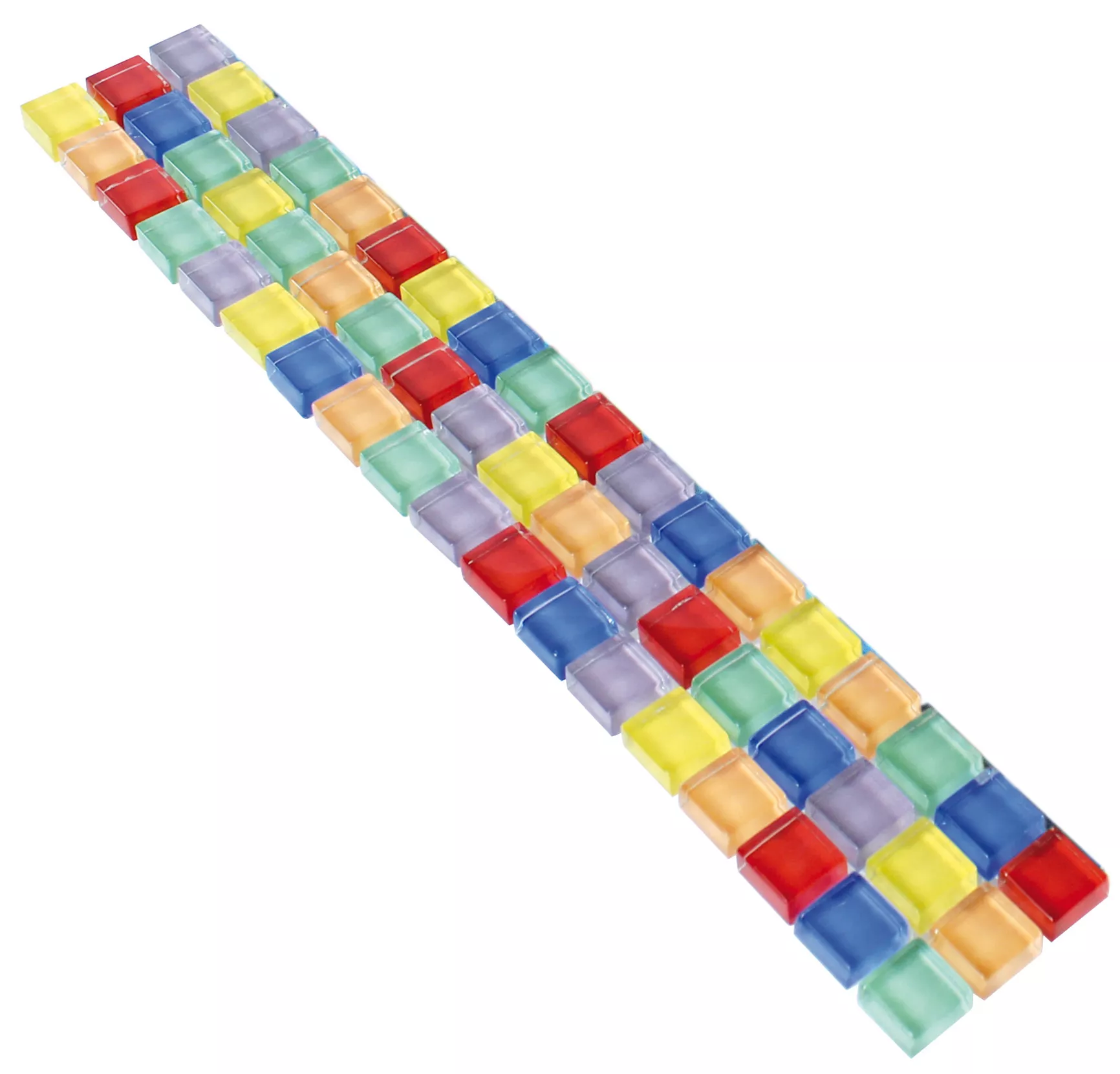 Glass Border Leesburg Colored Mix Glass Border Leesburg Colored Mix