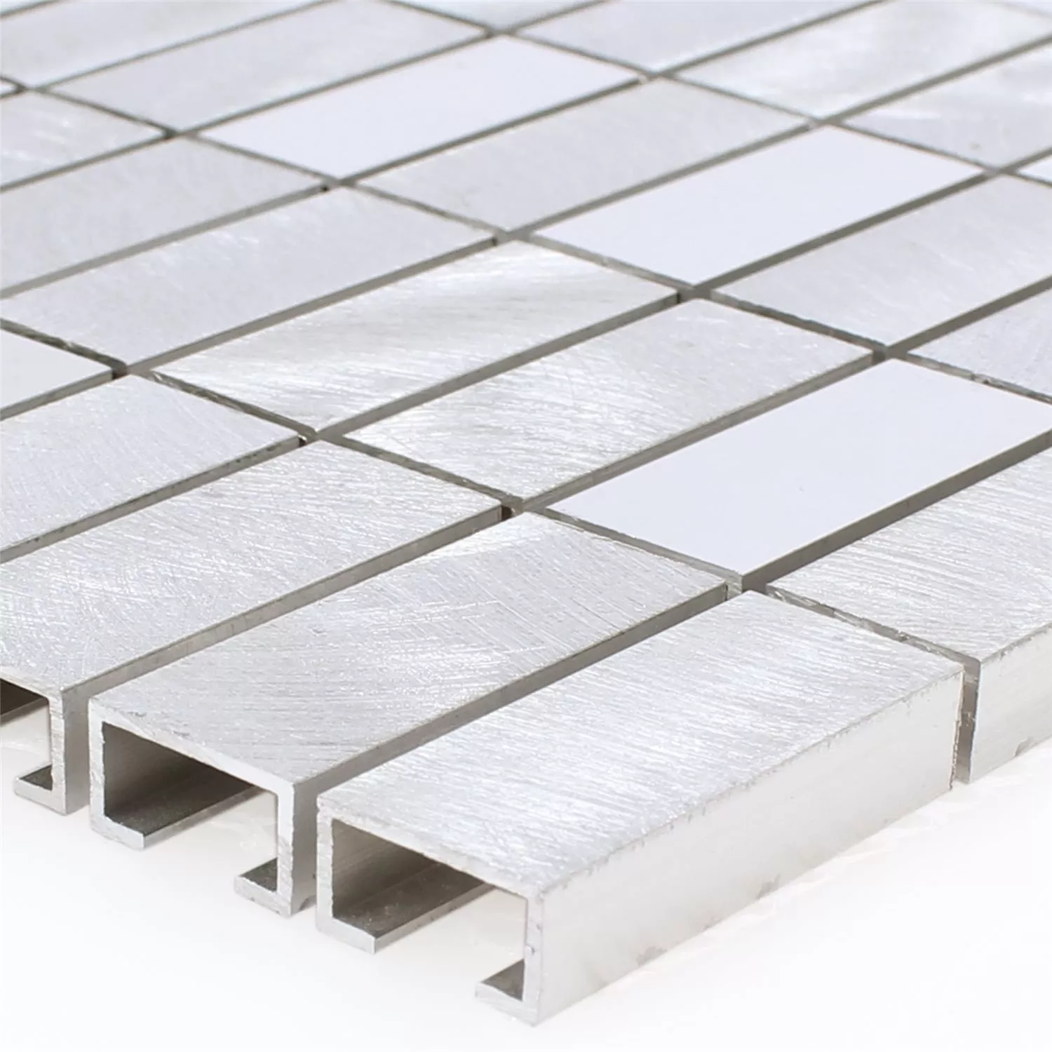 Mosaikkfliser Aluminium Arriba Sølv