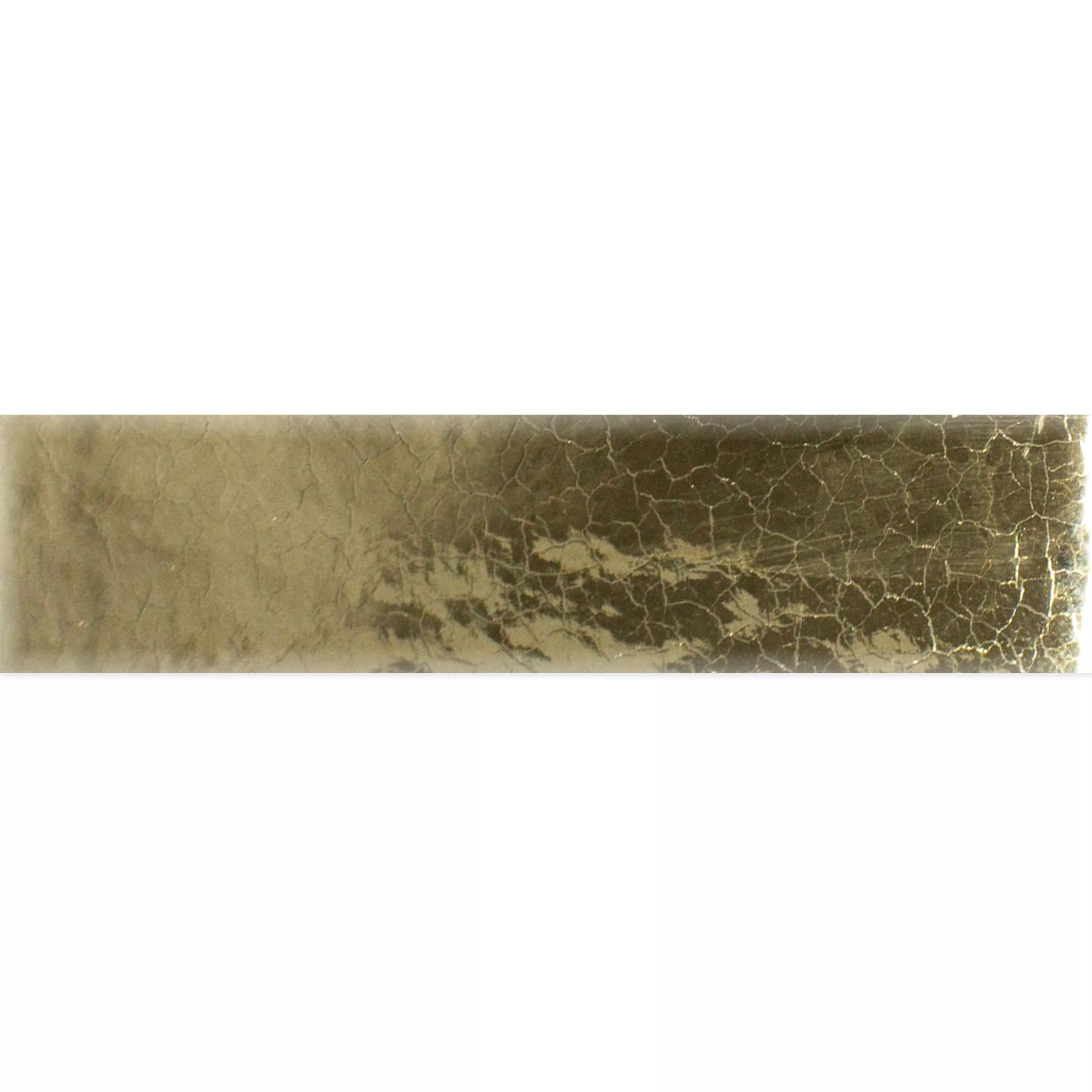 Πλακάκια Tοίχου Tamaris Flora Αστραφτερό Χρυσός Kυματιστός 5x25cm 
