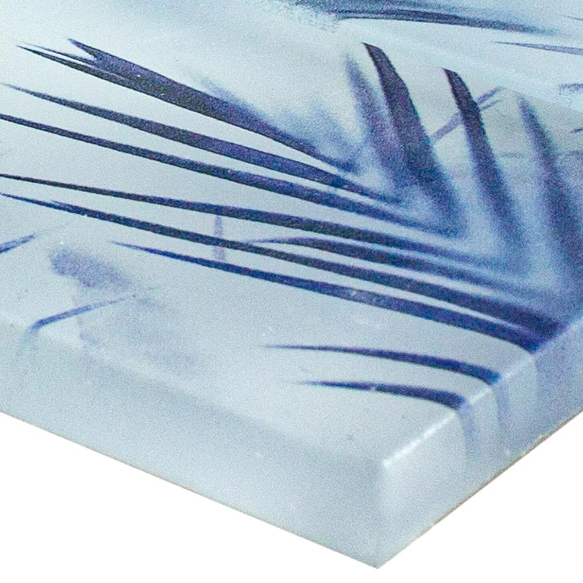 Muster von Glasmosaik Fliesen Kronborg Blau