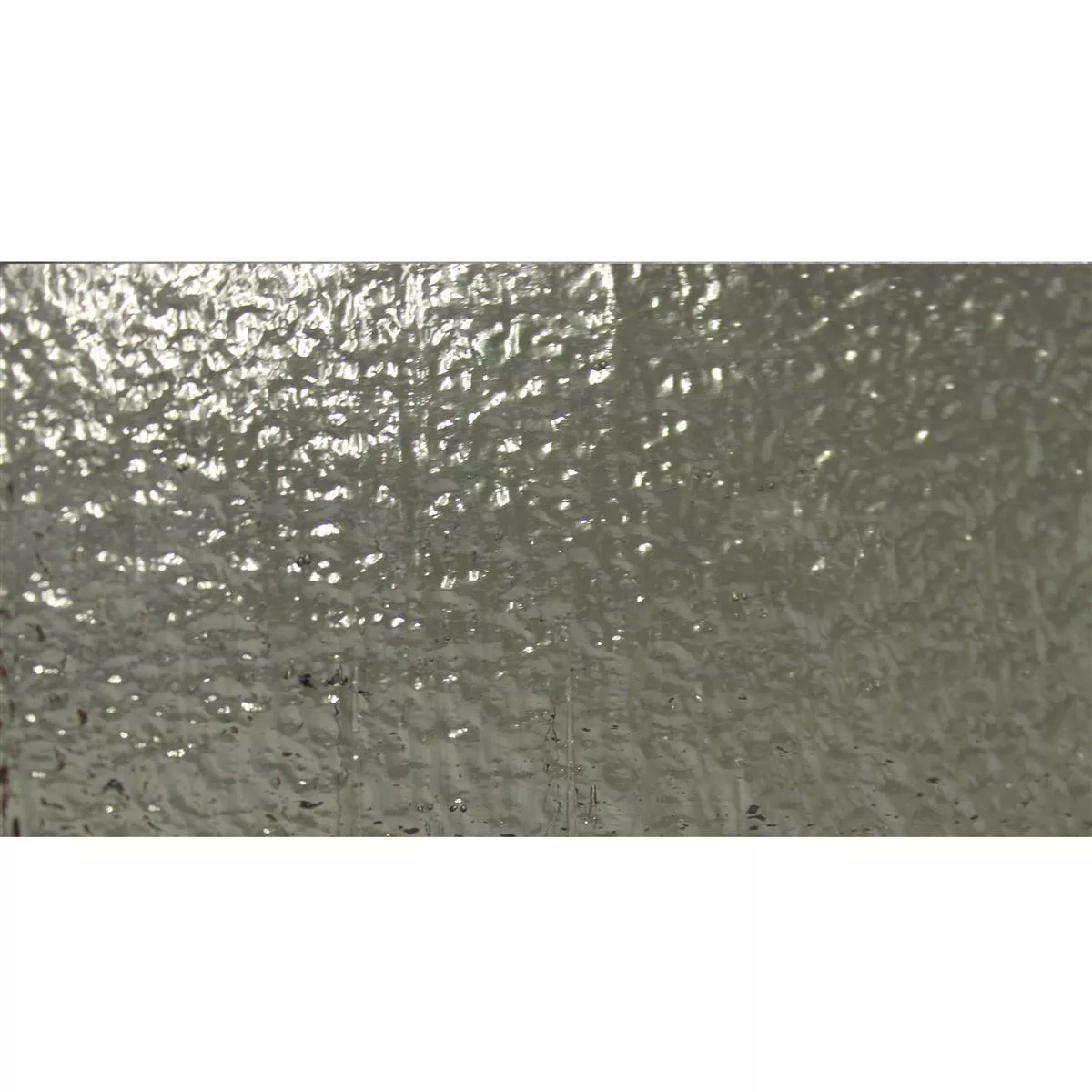 Metro Glas Fliser Subway Sølv Mirage Corrugated 7,5x15cm