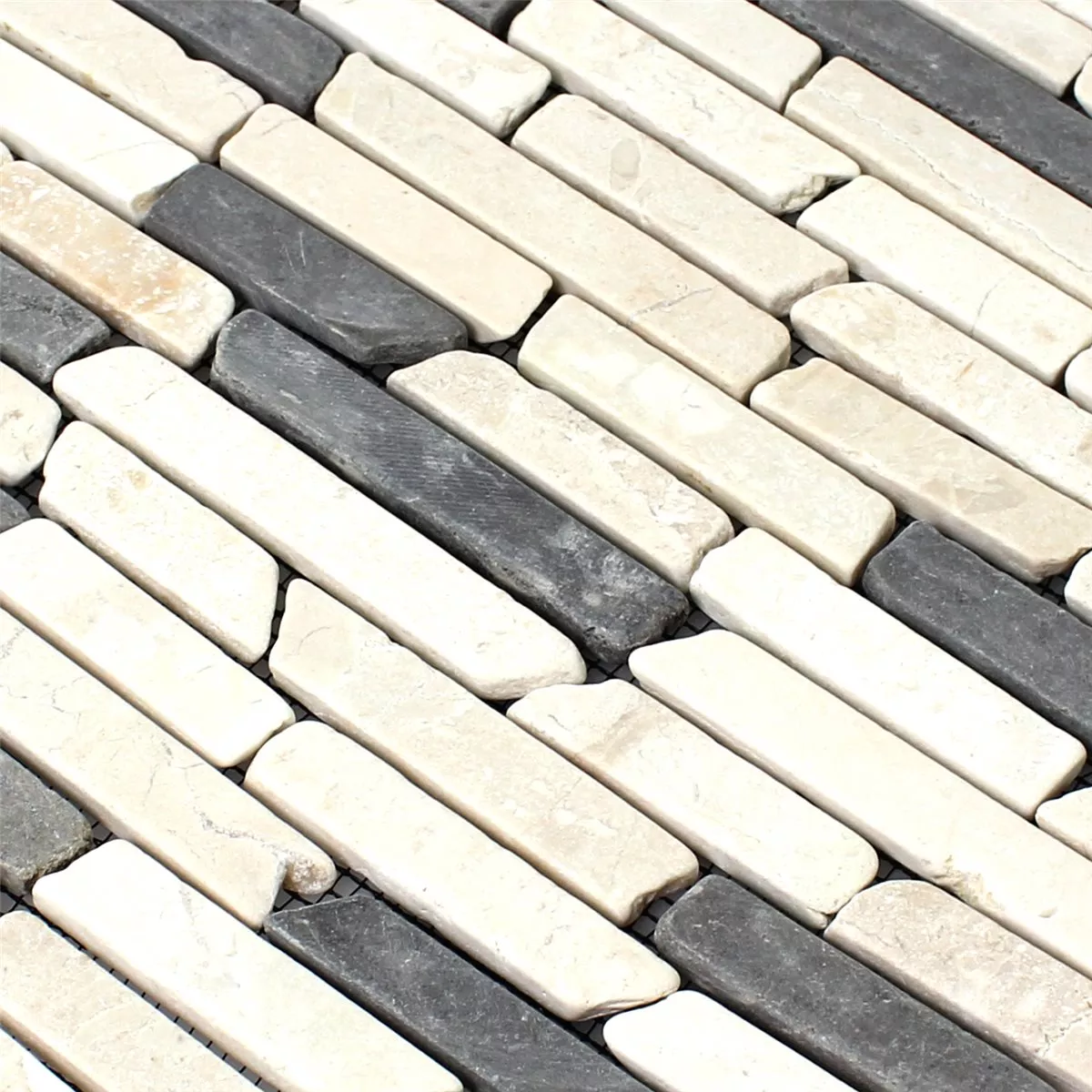 Sample Mosaic Tiles Marble Biancone Java