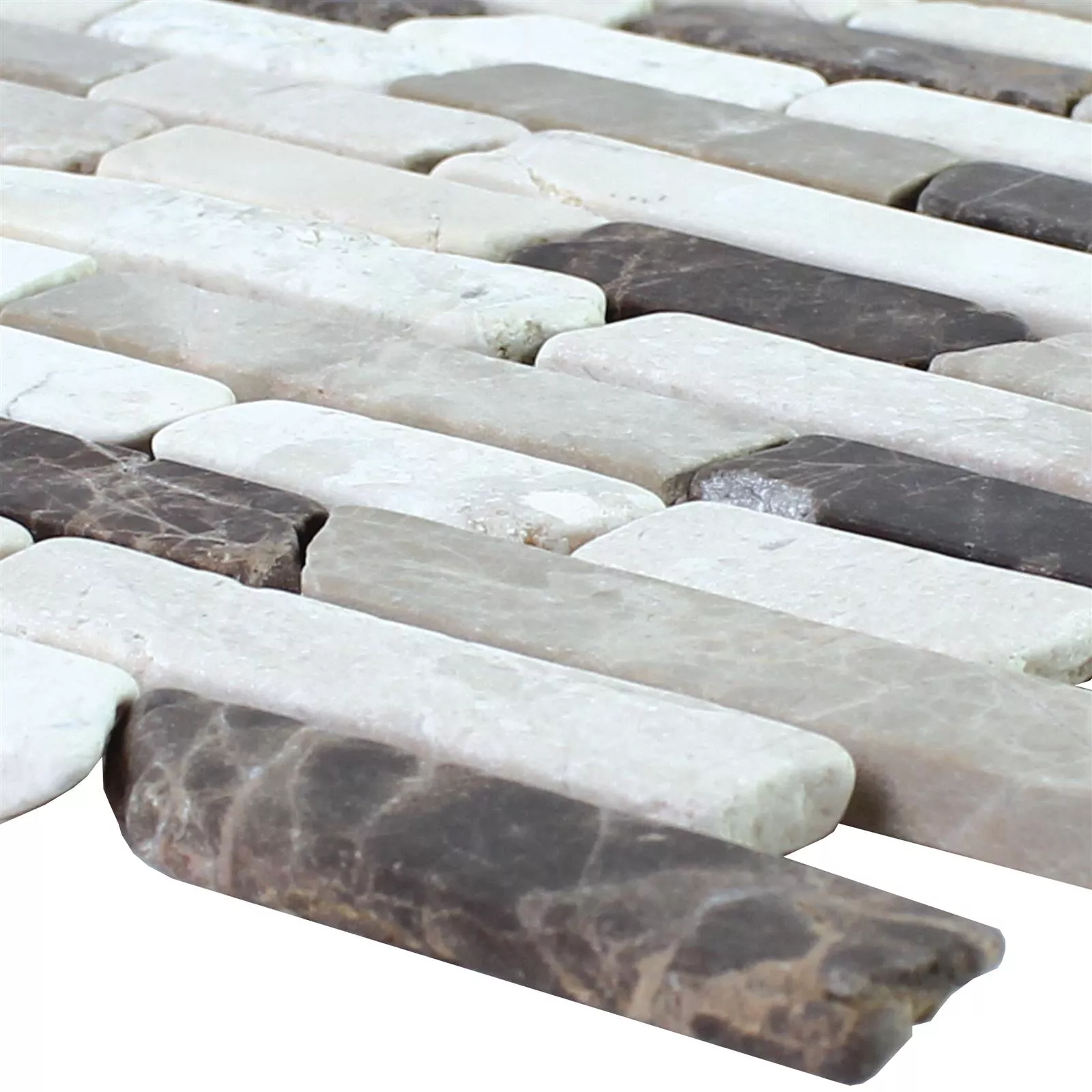 Marmură Piatră Naturală Plăci De Mozaic Rocky Maro Bej Marmură Piatră Naturală Plăci De Mozaic Rocky Maro Bej