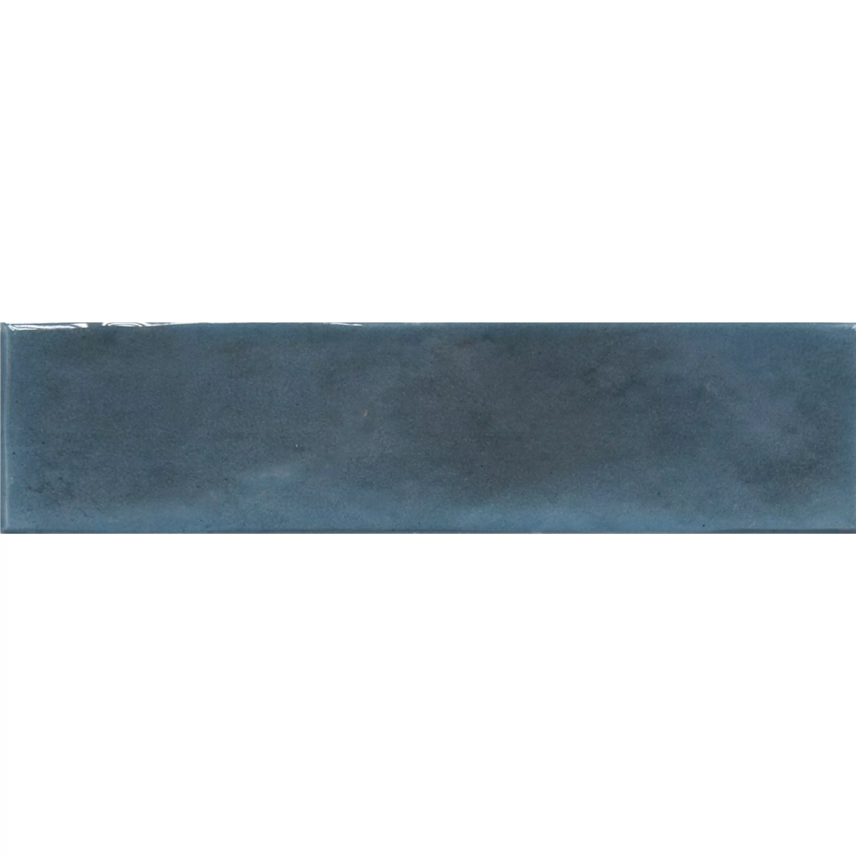 Sample Wandtegels Conway Gegolfd 7,5x30cm Marineblauw