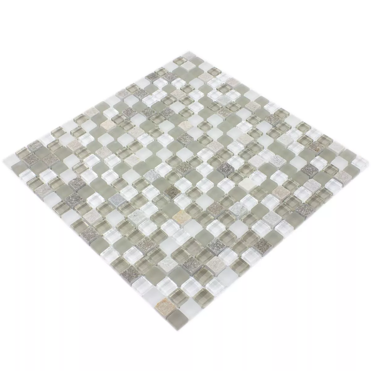 Sample Glass Mosaic Tiles Delicias Glass Natural Stone Mix