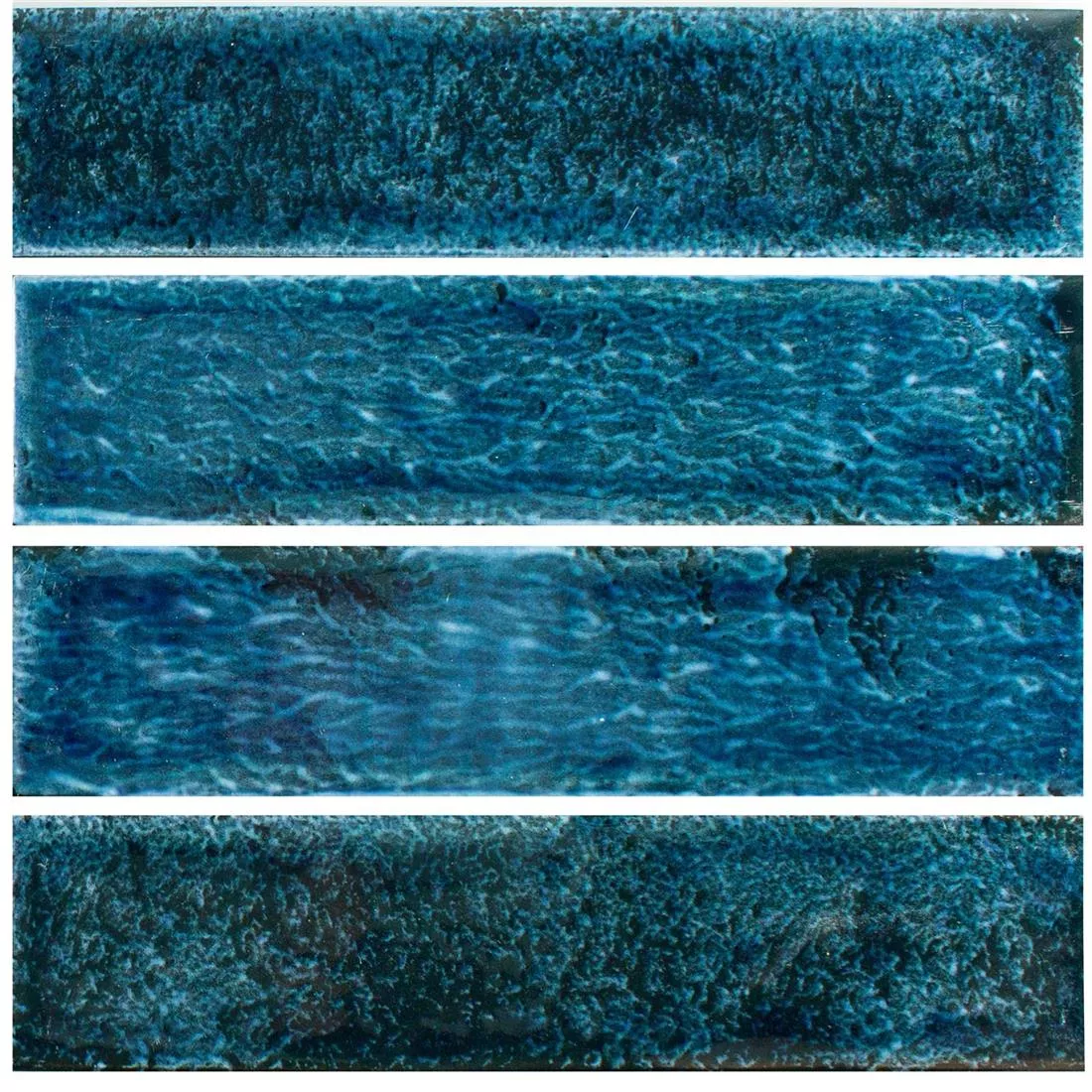 Muestra Revestimiento Vanroy Corrugado 6x24cm Azul