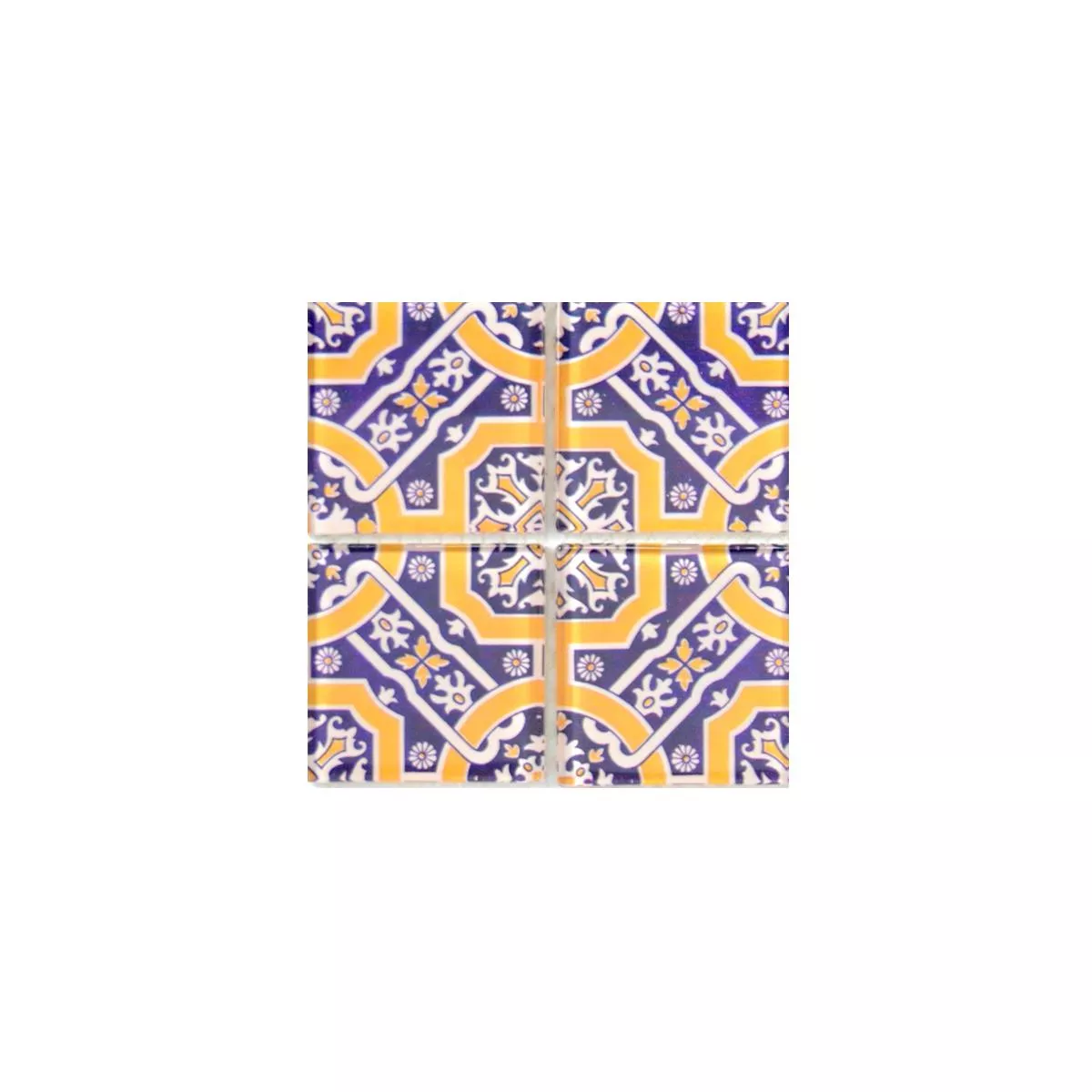 Uzorak Stakleni Mozaik Retro Pločice India Vintage Wohali